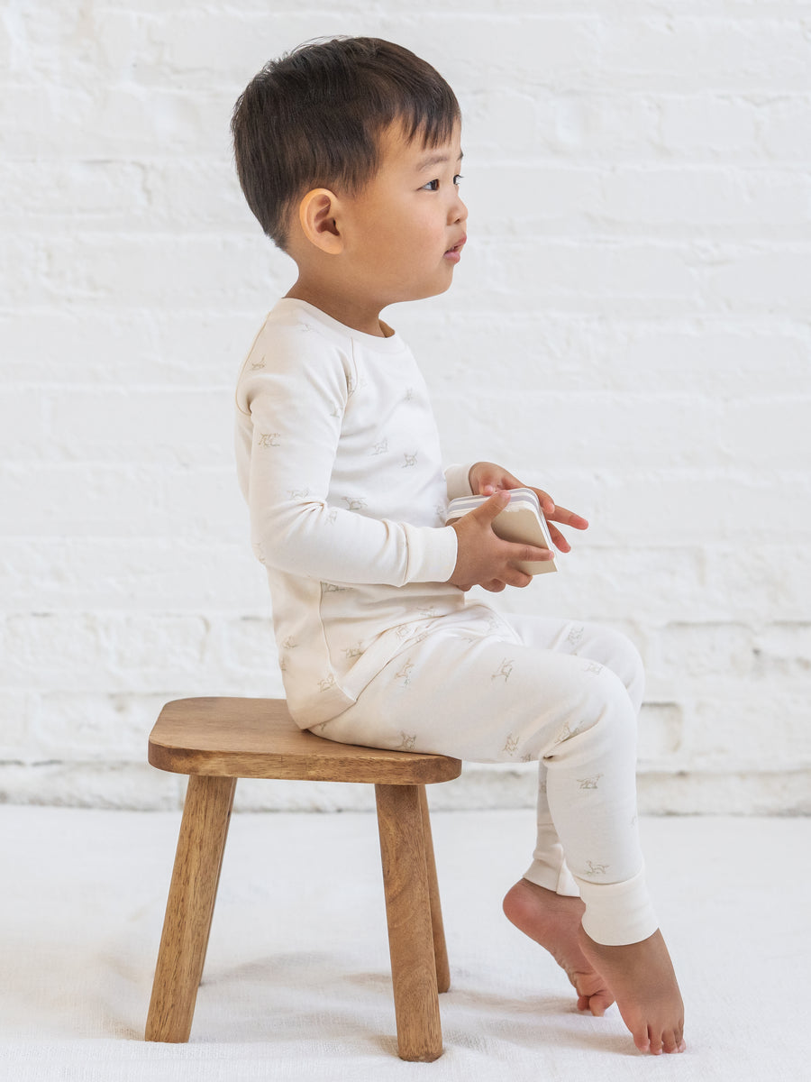 2 Piece Long Sleeve Jammie Set - Field Dog Baby : Kids : Jammies : Long Sleeves KENDI by Colored Organics 2 Piece Long Sleeve Jammie Set for Baby | Colored Organics®