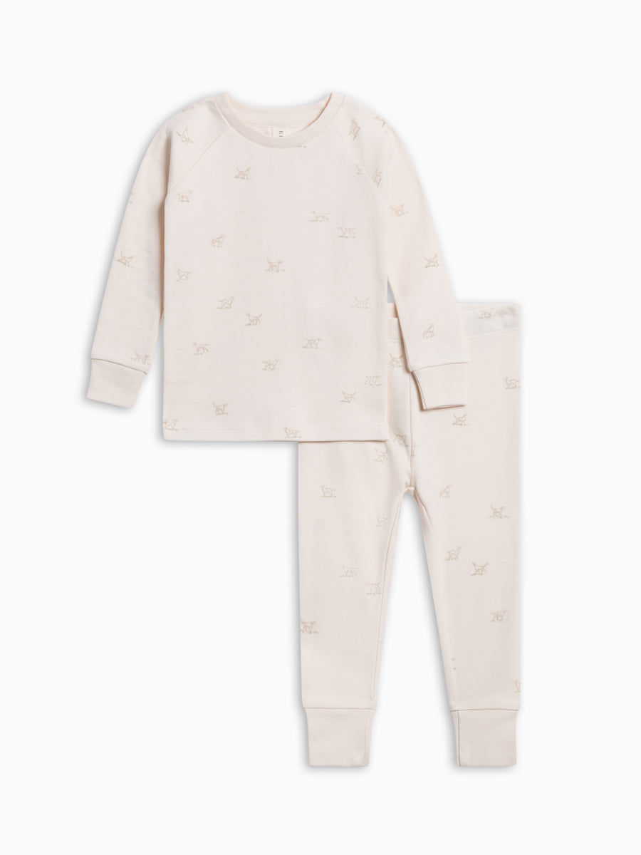 2 Piece Long Sleeve Jammie Set - Field Dog Baby : Kids : Jammies : Long Sleeves KENDI by Colored Organics 2 Piece Long Sleeve Jammie Set for Baby | Colored Organics®