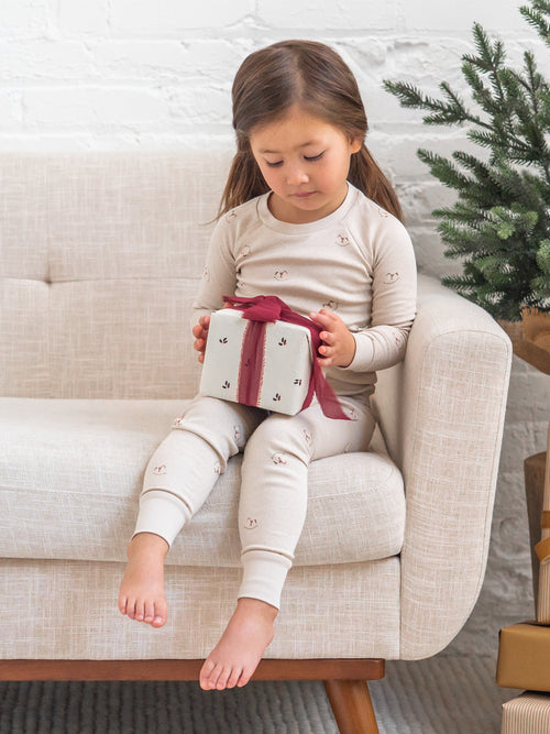 2 Piece Long Sleeve Jammie Set - Rocking Horse