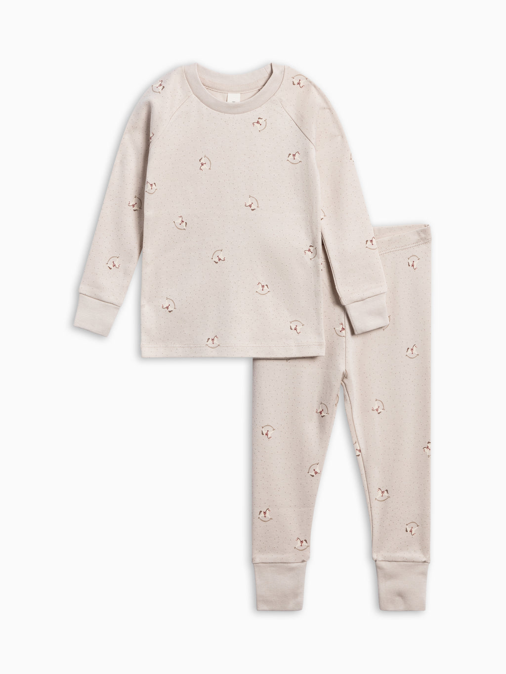 2 Piece Long Sleeve Jammie Set - Snowbound  Colored Organics 2 Piece Long Sleeve Jammie Set | Colored Organics®