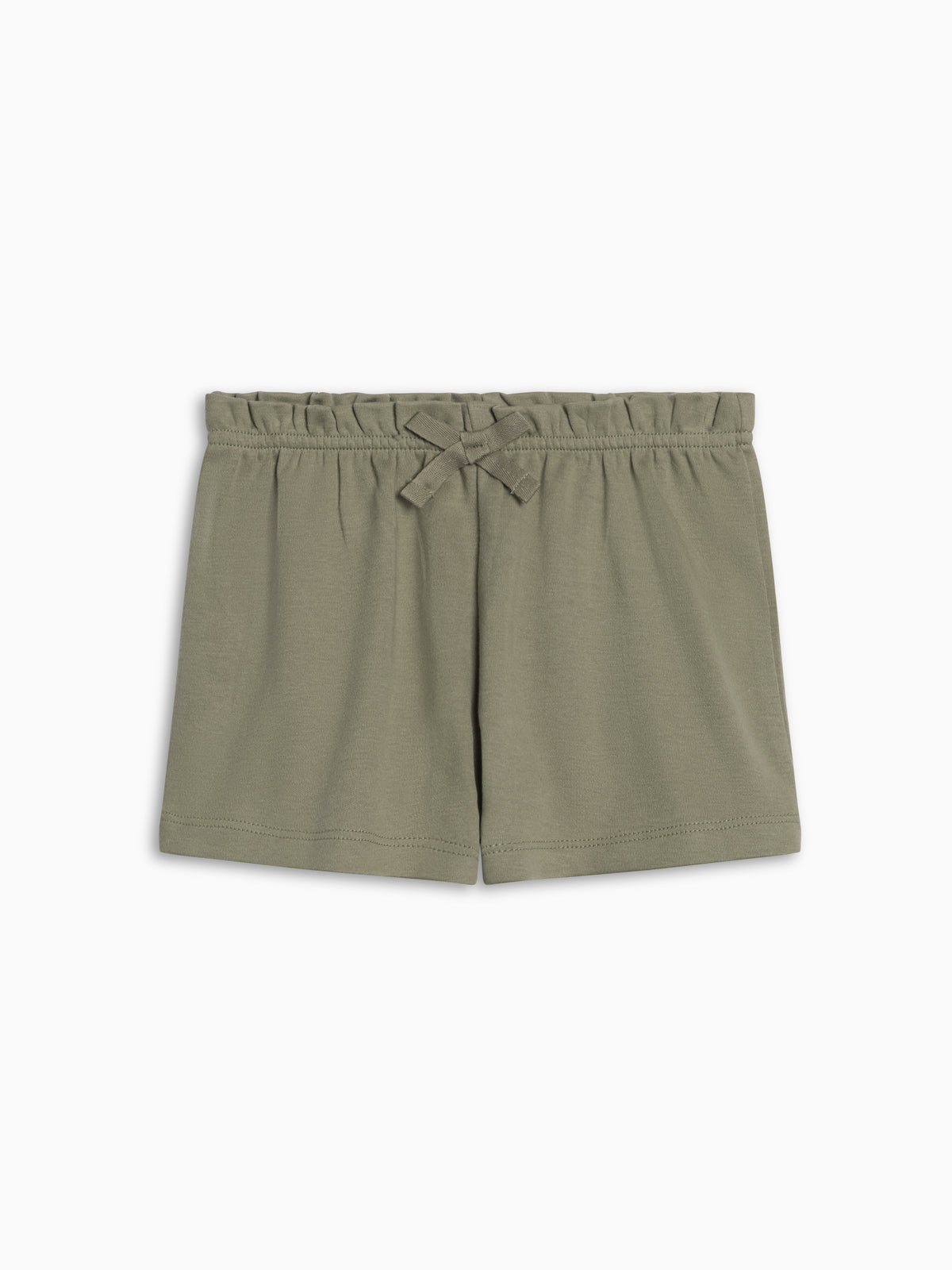 Fay Ruffle Waist Shorts - Fern Sale : Kids : Bottoms : Shorts Kendi Fay Ruffle Waist Shorts - Fern for Baby | Colored Organics®