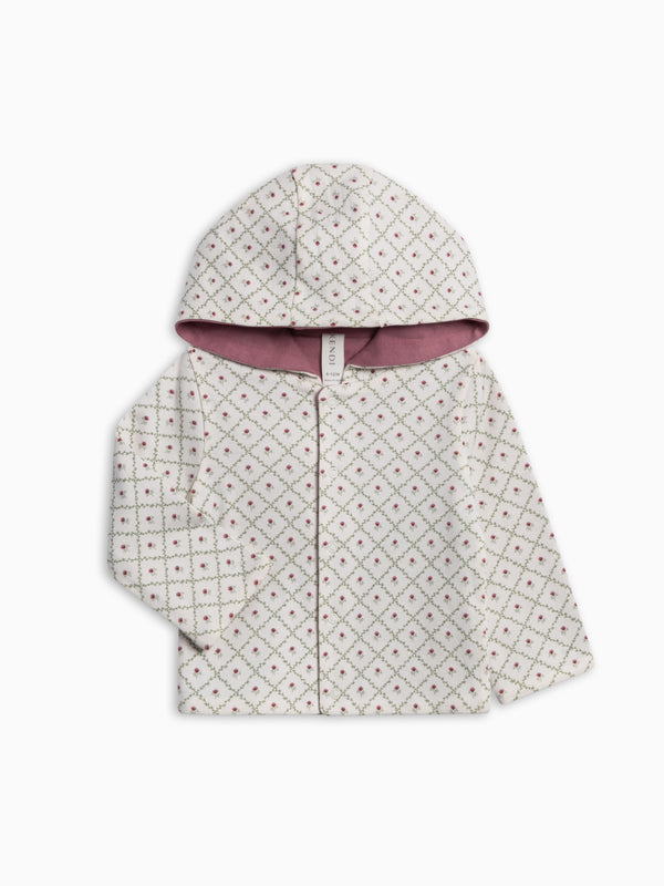 Taylor Reversible Jacket - Hedge Floral Baby : Tops : Hoodies : Long Sleeves KENDI by Colored Organics Taylor Reversible Jacket for Baby | Colored Organics®