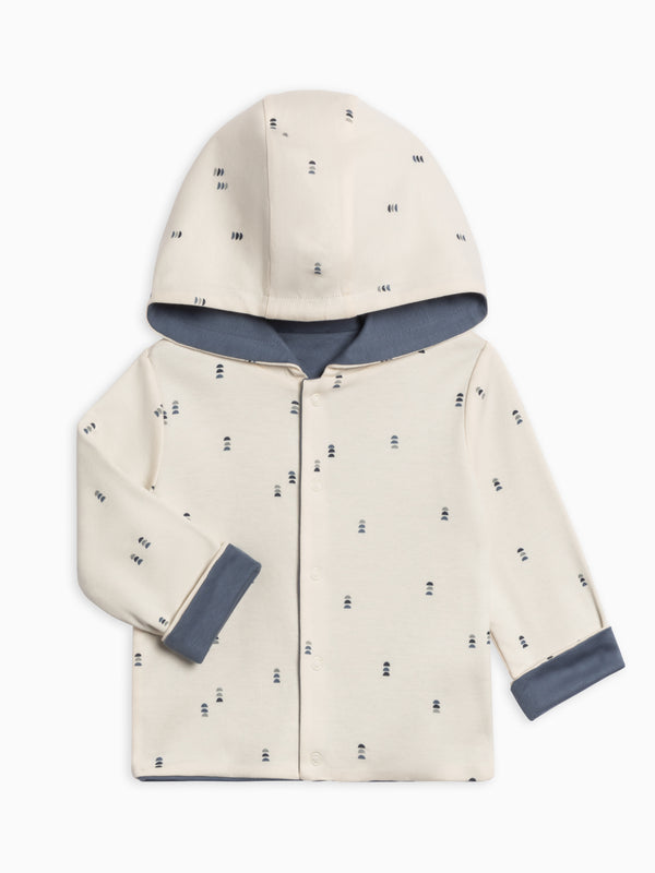 Taylor Reversible Jacket Sale : Baby : Tops : Hoodies : Long Sleeves KENDI by Colored Organics Taylor Reversible Jacket for Baby | Colored Organics®