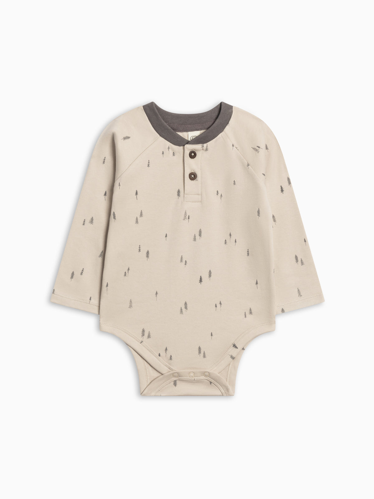Lucas Raglan Henley Bodysuit Sale : Baby : One Pieces : Bodysuits : Long Sleeves Colored Organics Lucas Raglan Henley Bodysuit for Baby | Colored Organics®