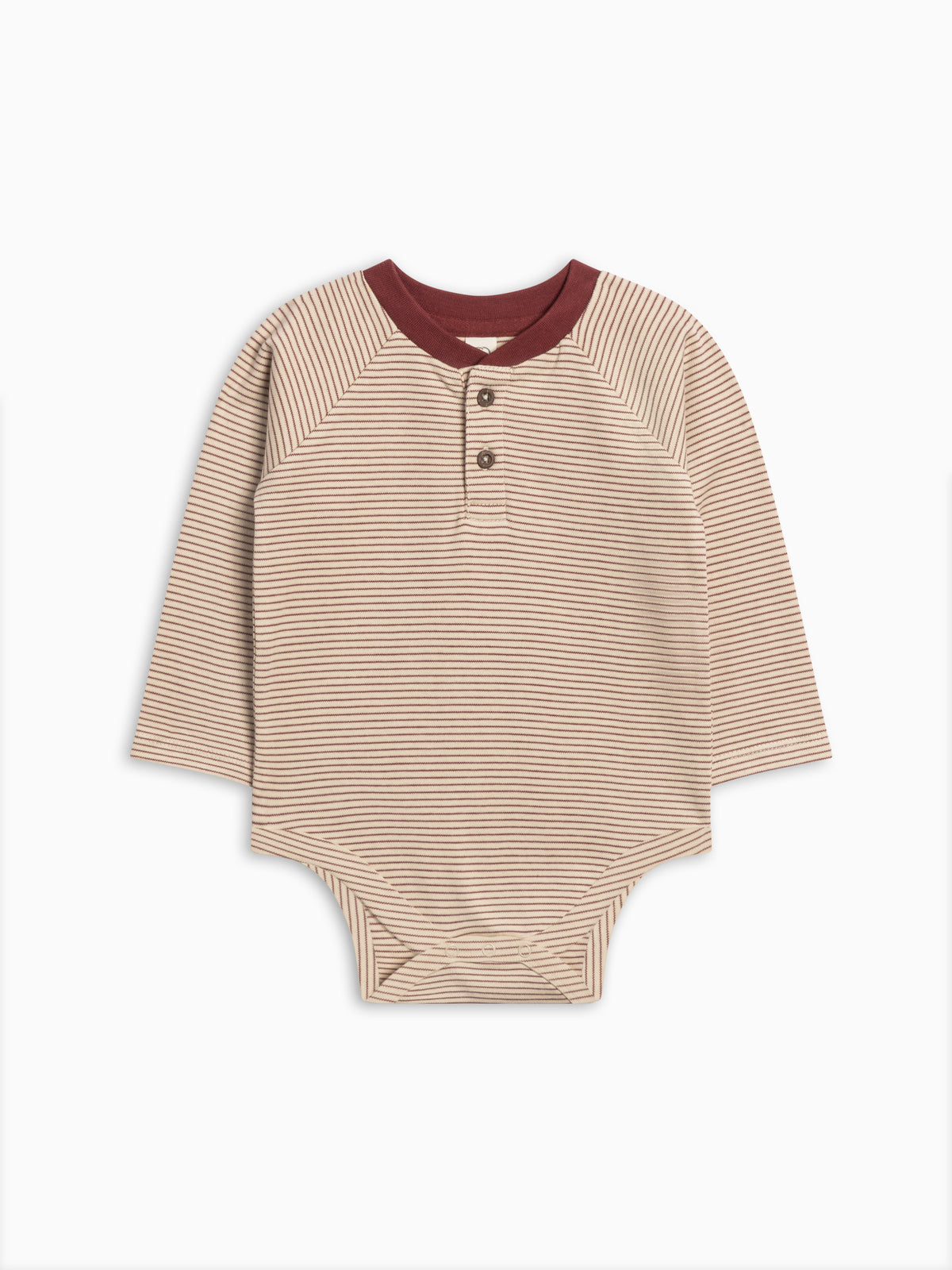 Lucas Raglan Henley Bodysuit Sale : Baby : One Pieces : Bodysuits : Long Sleeves Colored Organics Lucas Raglan Henley Bodysuit for Baby | Colored Organics®
