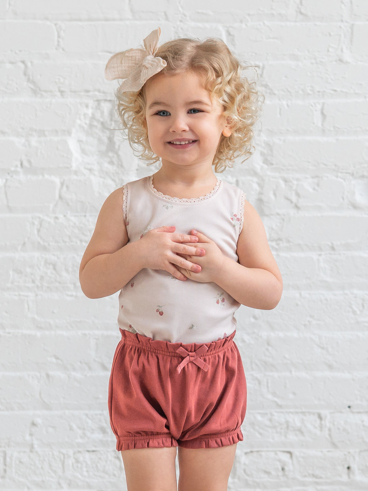 June Bloomers - Barn Sale : Baby : Bottoms : Shorts Kendi PRE ORDER June Bloomers - Barn for Baby | Colored Organics®