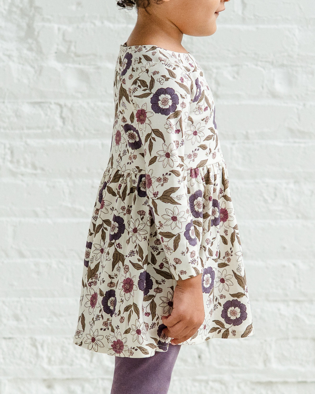 Stella Long Sleeve Swing Dress Sale : Baby-Kids : Dresses : Long Sleeves Colored Organics Stella Long Sleeve Swing Dress for Baby | Colored Organics®