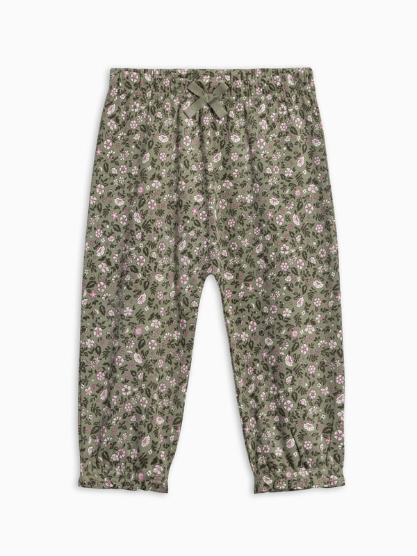 Ria Infant Ruffle Pant - Kelsey Floral Baby-Kids : Bottoms : Pants KENDI by Colored Organics Ria Infant Ruffle Pant | Colored Organics®