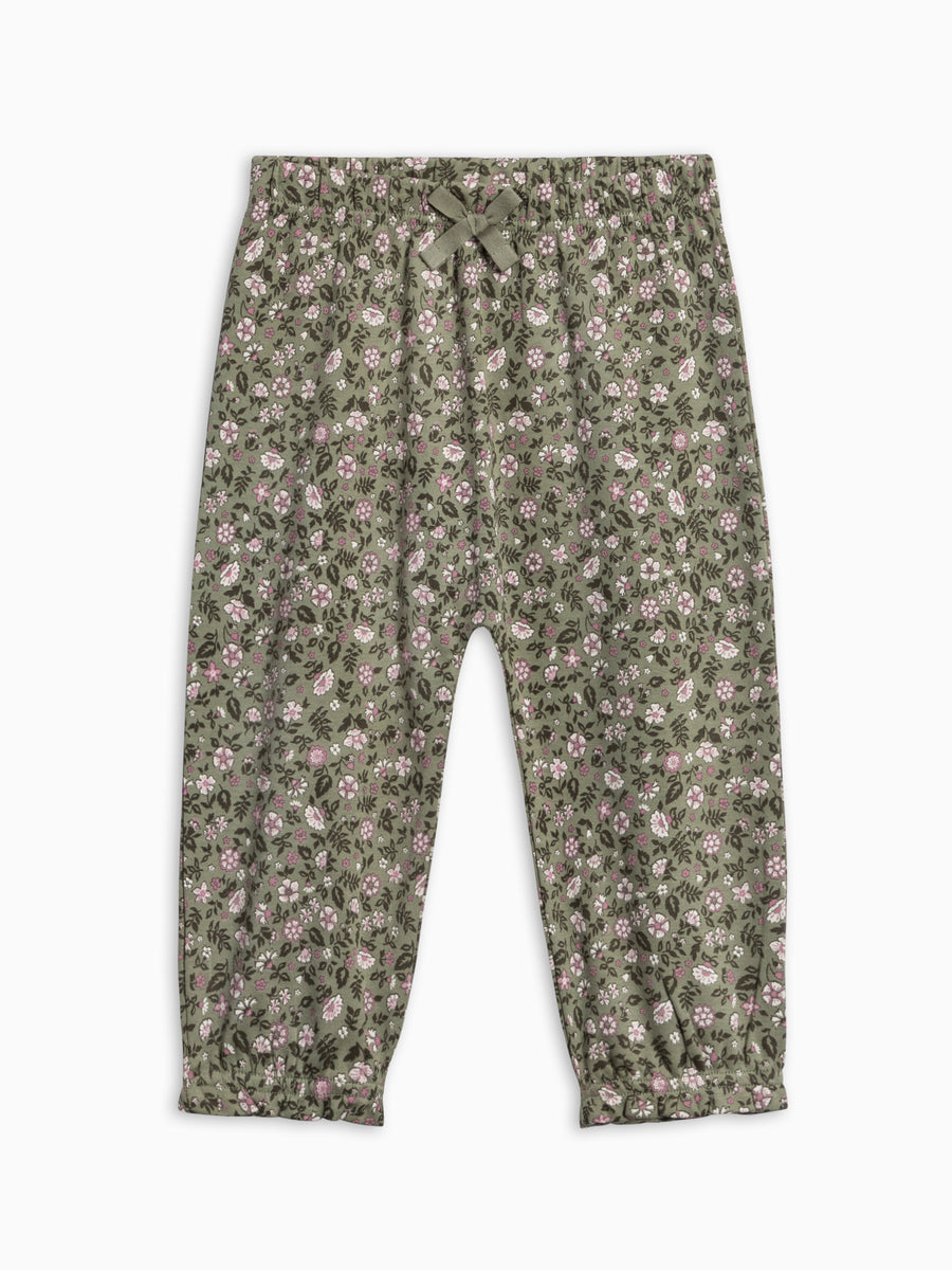 Ria Infant Ruffle Pant - Kelsey Floral Baby-Kids : Bottoms : Pants KENDI by Colored Organics Ria Infant Ruffle Pant | Colored Organics®