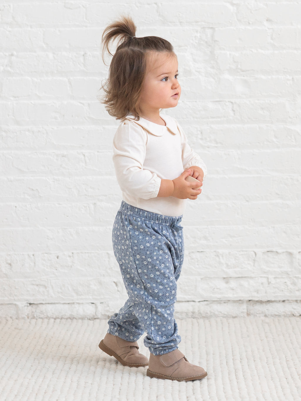 Ria Infant Ruffle Pant - Millie Floral Baby : Bottoms : Pants KENDI by Colored Organics Ria Infant Ruffle Pant | Colored Organics®