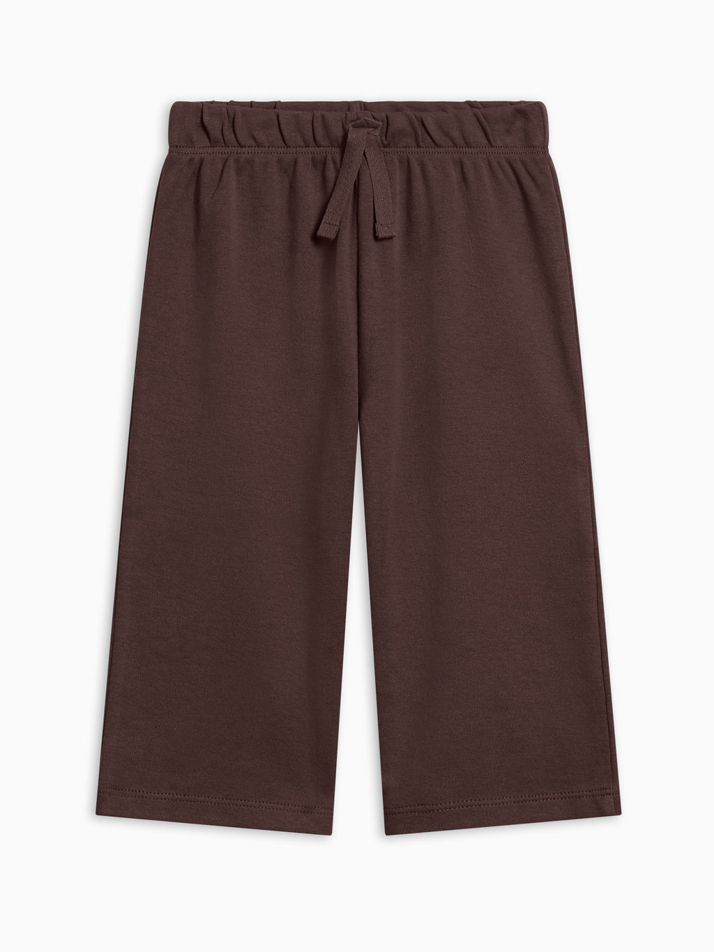 Arin Wide Leg Pant - Chestnut Baby-Kids : Bottoms : Joggers KENDI by Colored Organics Arin Straight Leg Pant | Colored Organics®