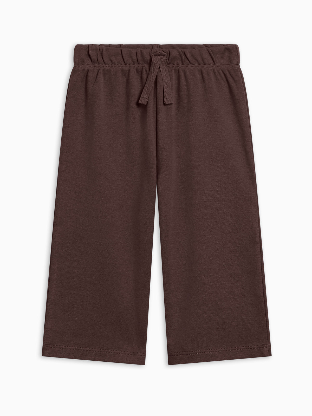 Arin Wide Leg Pant - Chestnut Baby-Kids : Bottoms : Joggers KENDI by Colored Organics Arin Straight Leg Pant | Colored Organics®