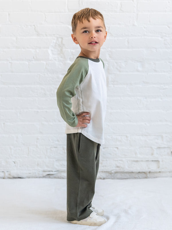 Arin Straight Leg Pant - Ivy Baby-Kids : Bottoms : Joggers KENDI by Colored Organics Arin Straight Leg Pant | Colored Organics®