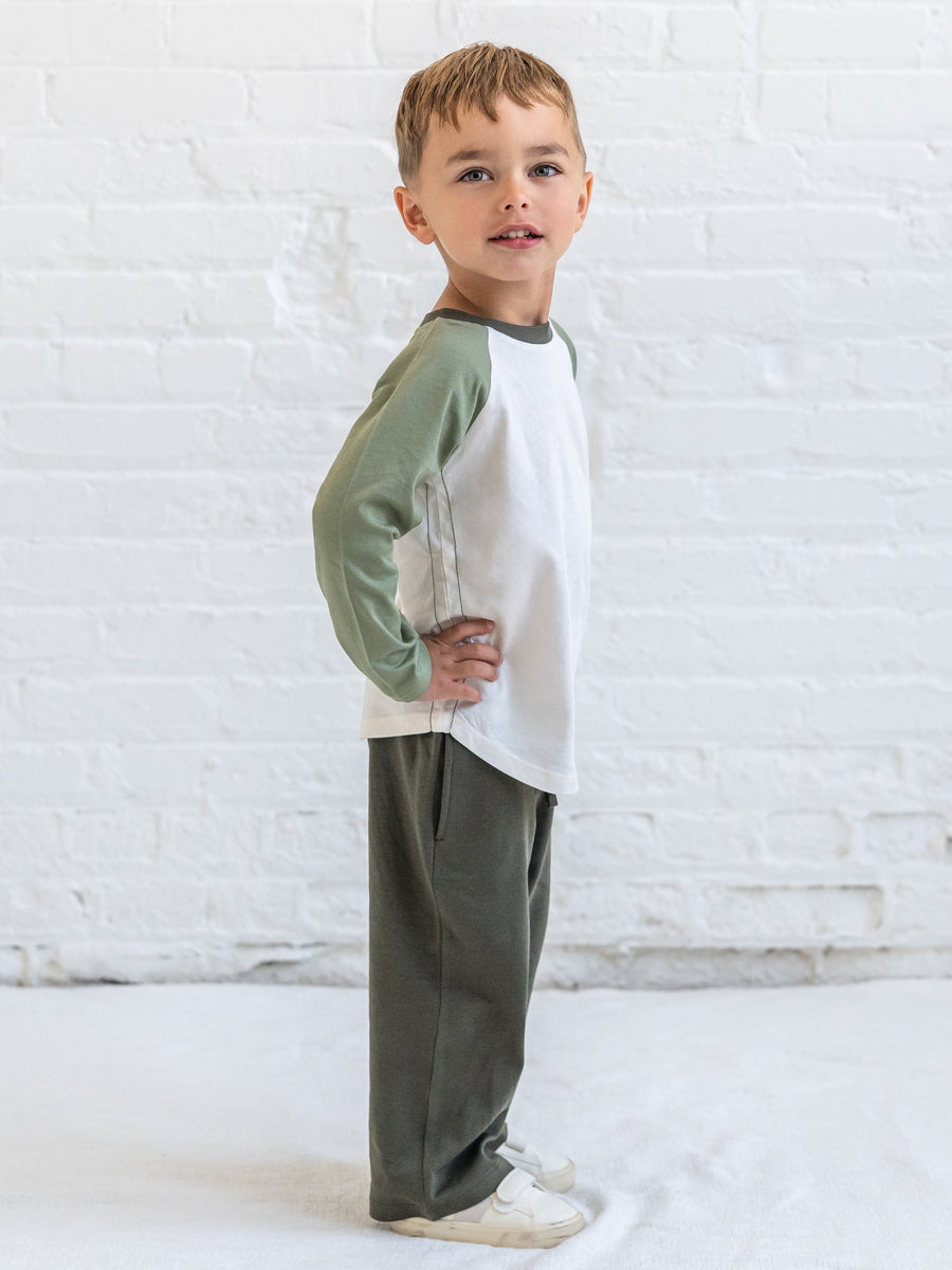 Arin Straight Leg Pant - Ivy Baby-Kids : Bottoms : Joggers KENDI by Colored Organics Arin Straight Leg Pant | Colored Organics®