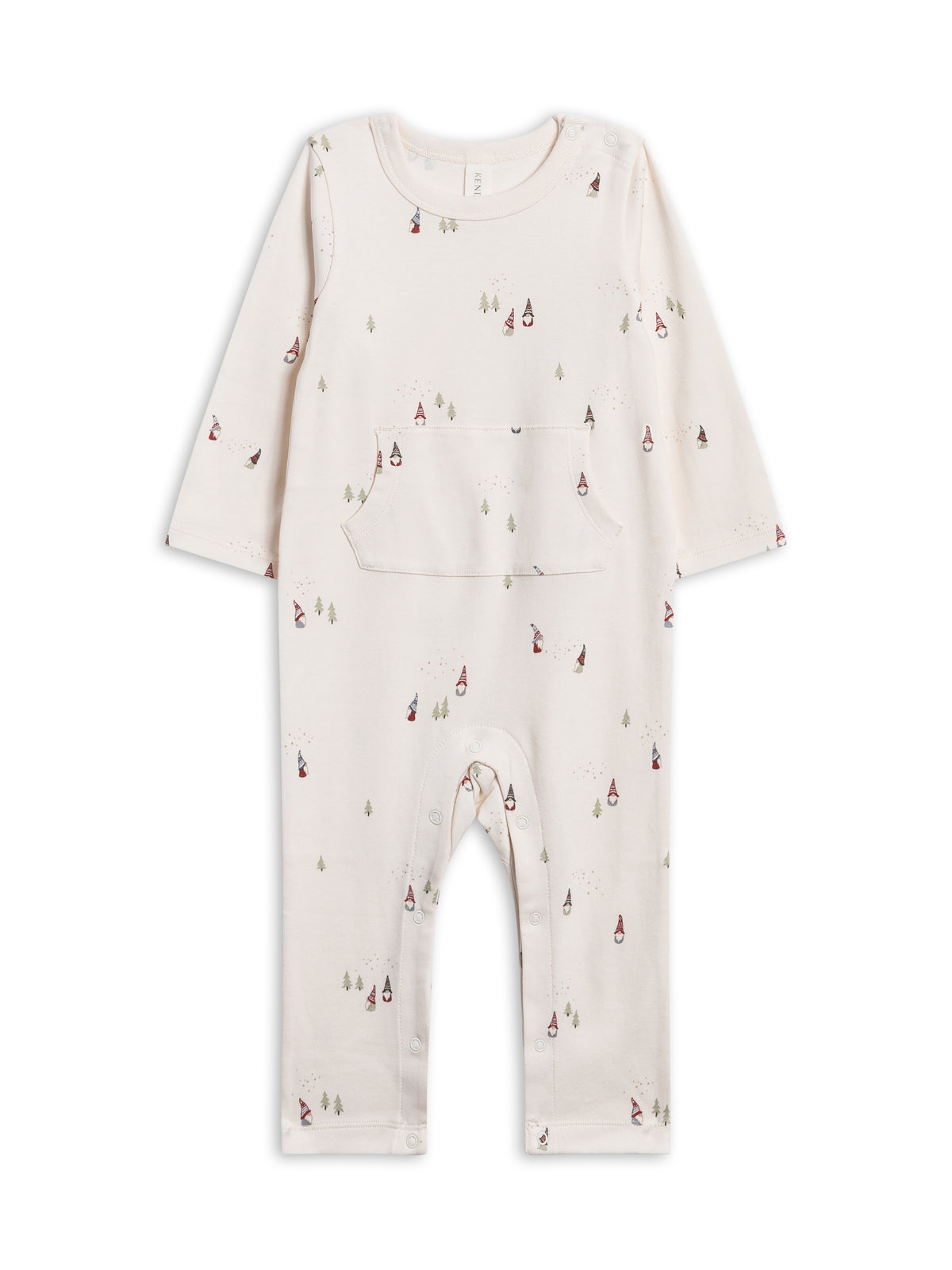 PRE ORDER Una Pocket Romper - Gnome Baby : One Pieces : Rompers : Long Sleeves KENDI by Colored Organics Una Pocket Romper for Babies | Colored Organics®