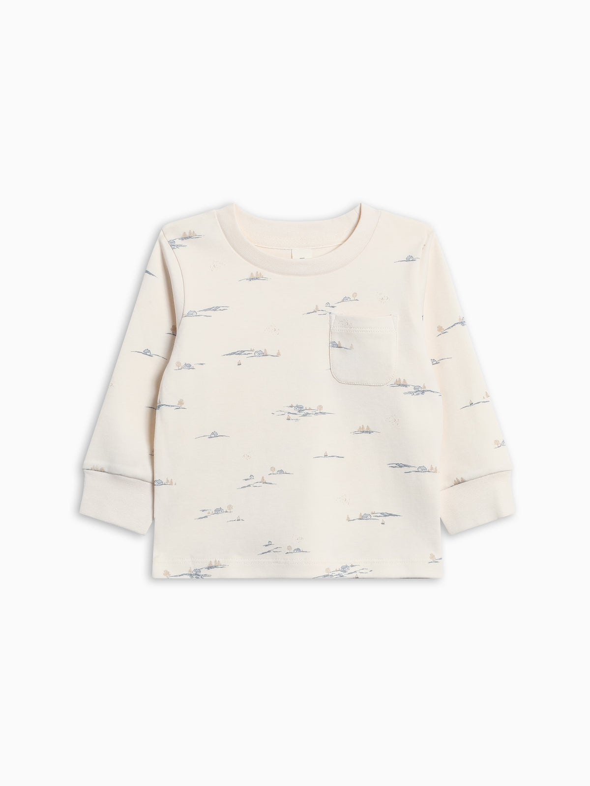 Perrin Long Sleeve Pocket Tee - Fireside