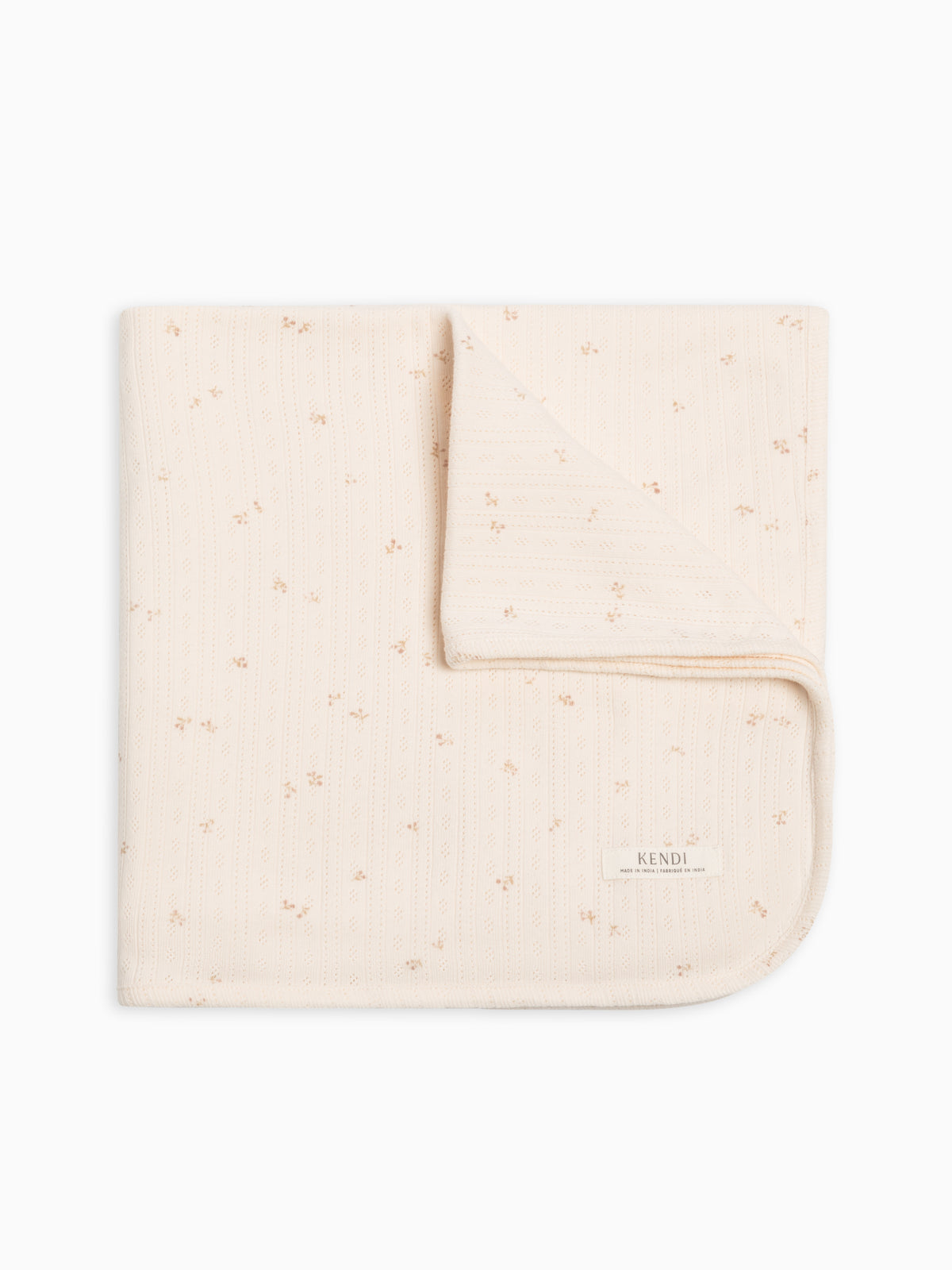 Brushed Back Pointelle Swaddle Blanket Sale : Baby : Accessories : Swaddle Blankets : Nursery : Bedding : Blankets KENDI by Colored Organics Brushed Back Pointelle Swaddle Blanket | Colored Organics®