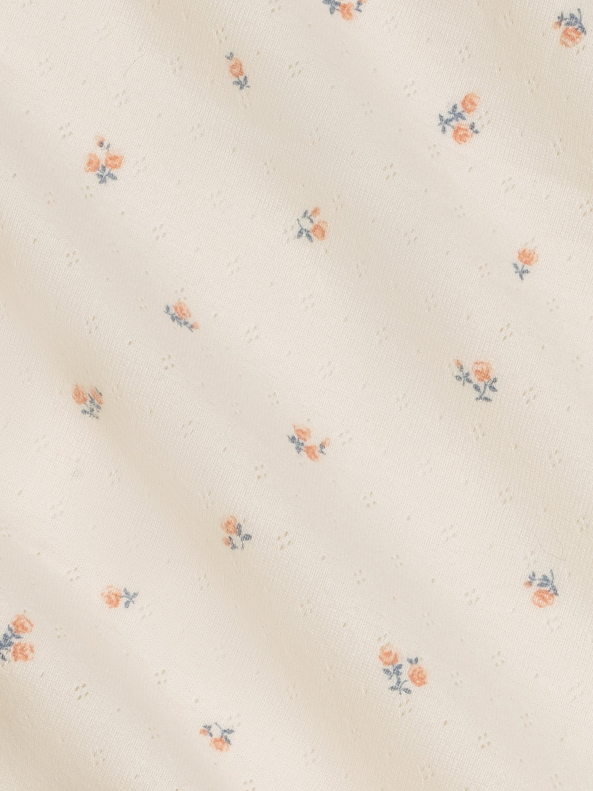 Pointelle Swaddle Blanket - Maris Floral / Ivory + Sea Sale : Baby : Accessories : Swaddle Blankets : Nursery : Bedding : Blankets KENDI by Colored Organics Pointelle Swaddle Blanket - Maris | Colored Organics®