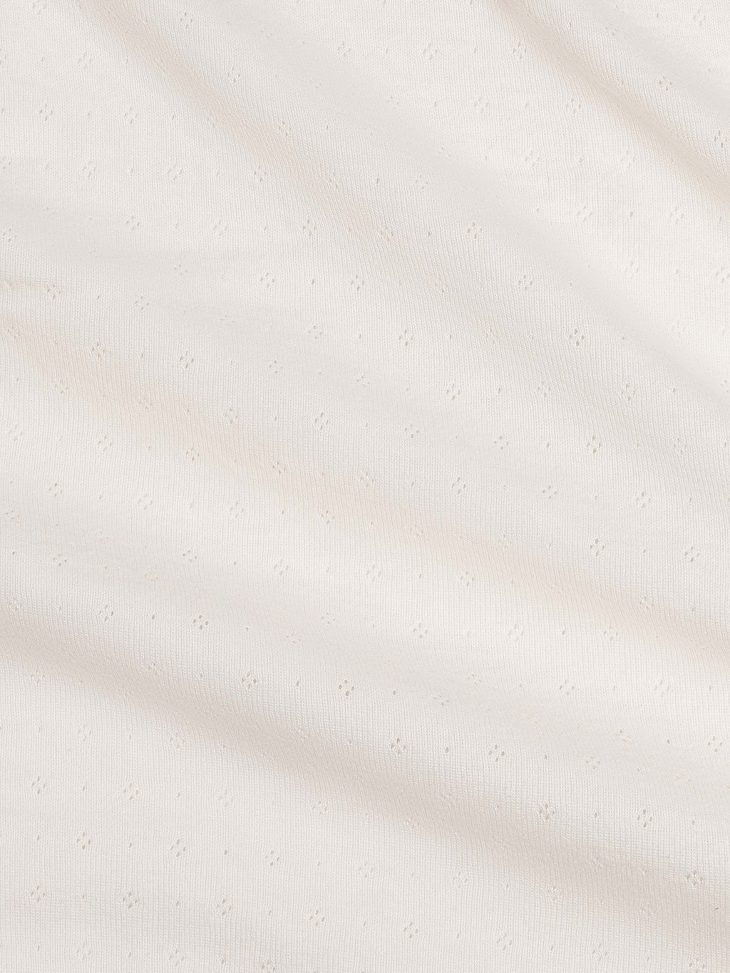 Pointelle Swaddle Blanket - Ivory