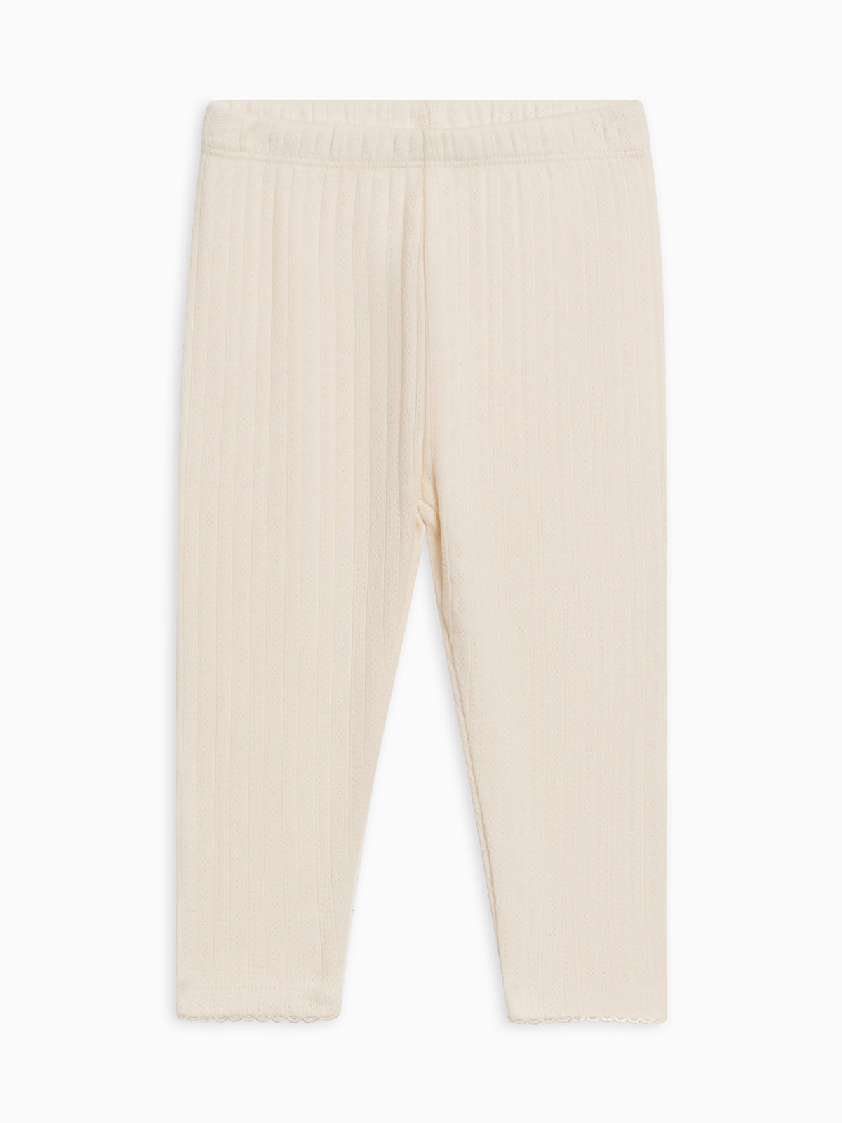 Gina Brushed Back Pointelle Leggings Sale : Baby-Kids : Bottoms : Leggings KENDI by Colored Organics Gina Brushed Back Pointelle Leggings | Colored Organics®