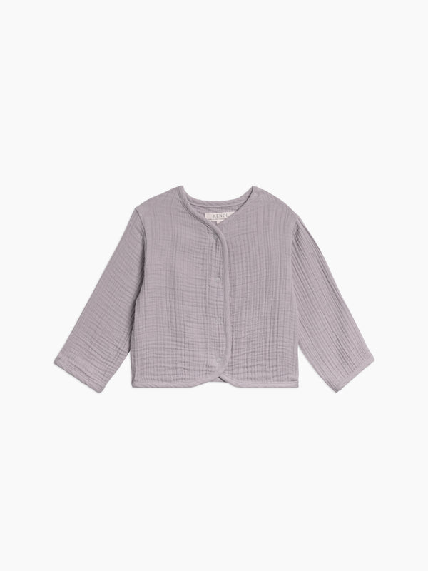 Marley Muslin Jacket Baby: Tops : Cardigans : Long Sleeves Kendi Marley Muslin Jacket for Babies and Kids | Colored Organics®