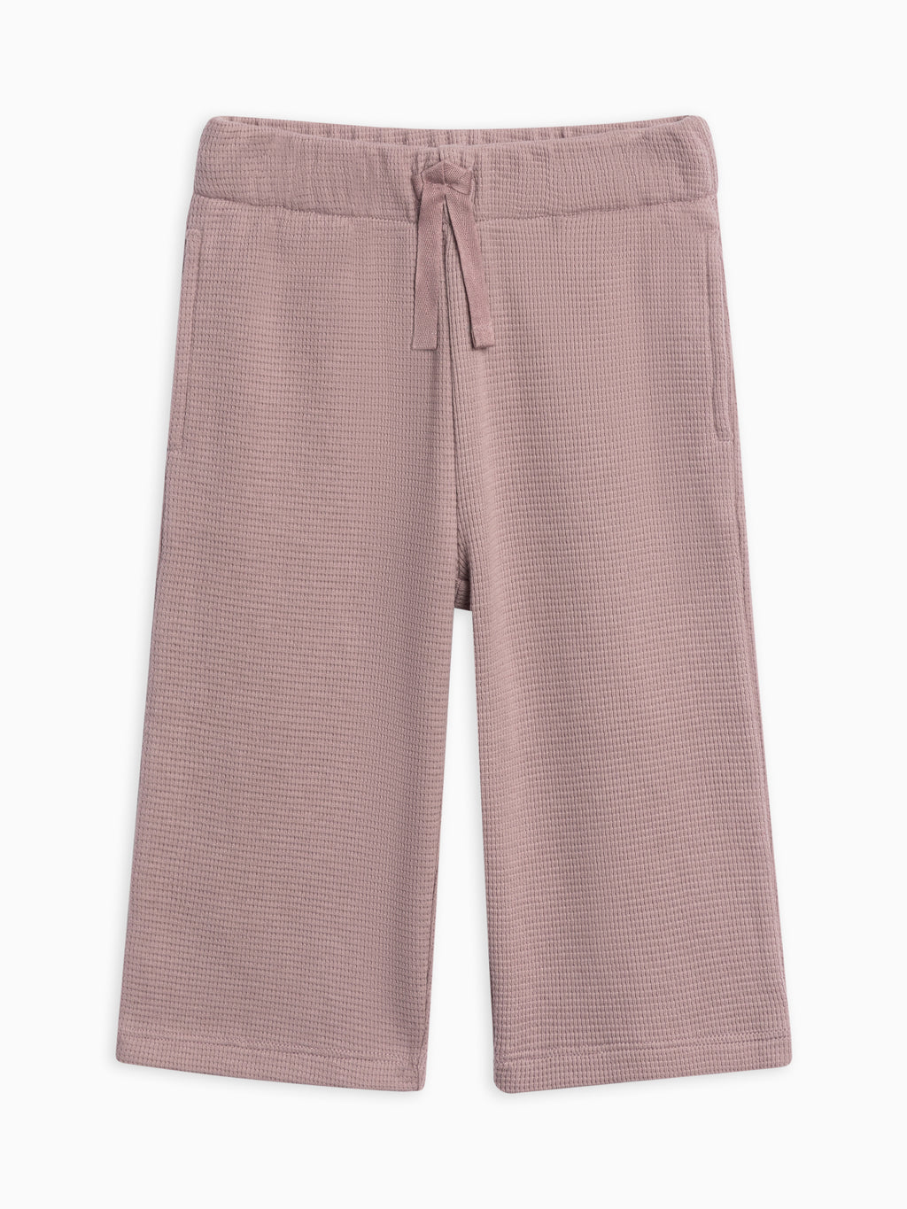 Clove Waffle Knit Straight Leg Pants Sale : Baby-Kids : Bottoms : Joggers KENDI by Colored Organics Clove Waffle Knit Straight Leg Pants | Colored Organics®