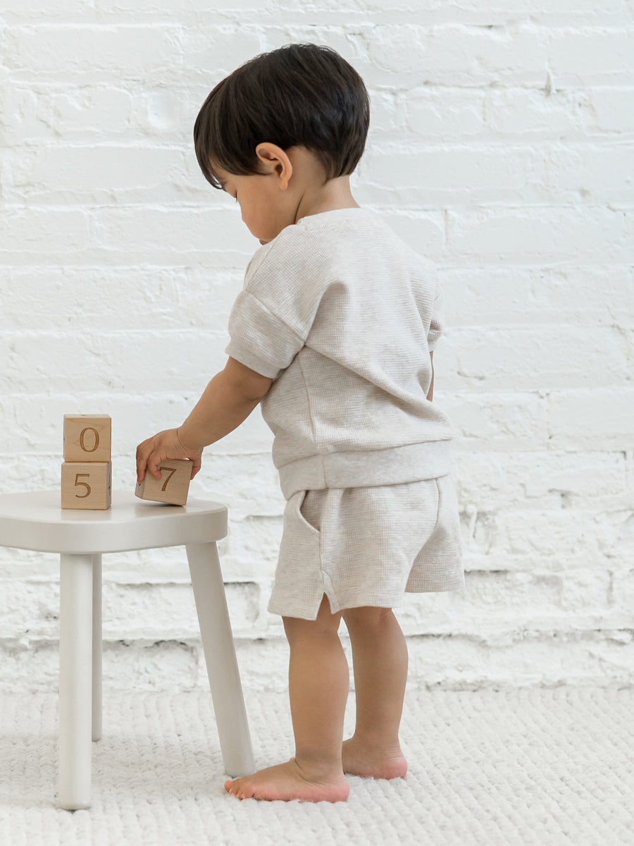 Avery Waffle Shorts Sale : Baby-Kids : Bottoms : Shorts KENDI by Colored Organics Avery Waffle Shorts for Babies and Kids | Colored Organics®