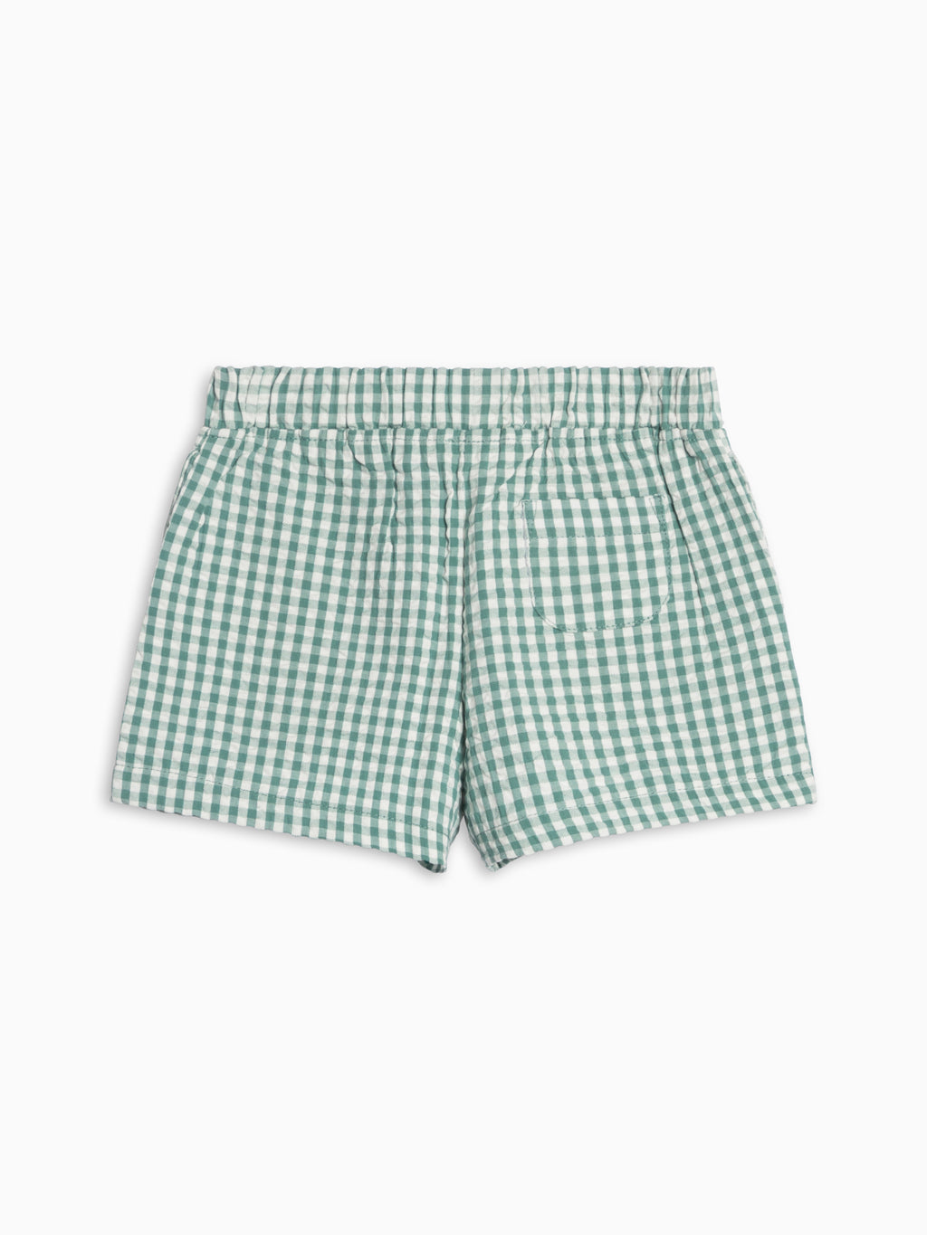Nixie Seersucker Shorts - Laguna Gingham Baby-Kids : Bottoms : Shorts KENDI by Colored Organics Nixie Seersucker Shorts - Laguna Gingham | Colored Organics®