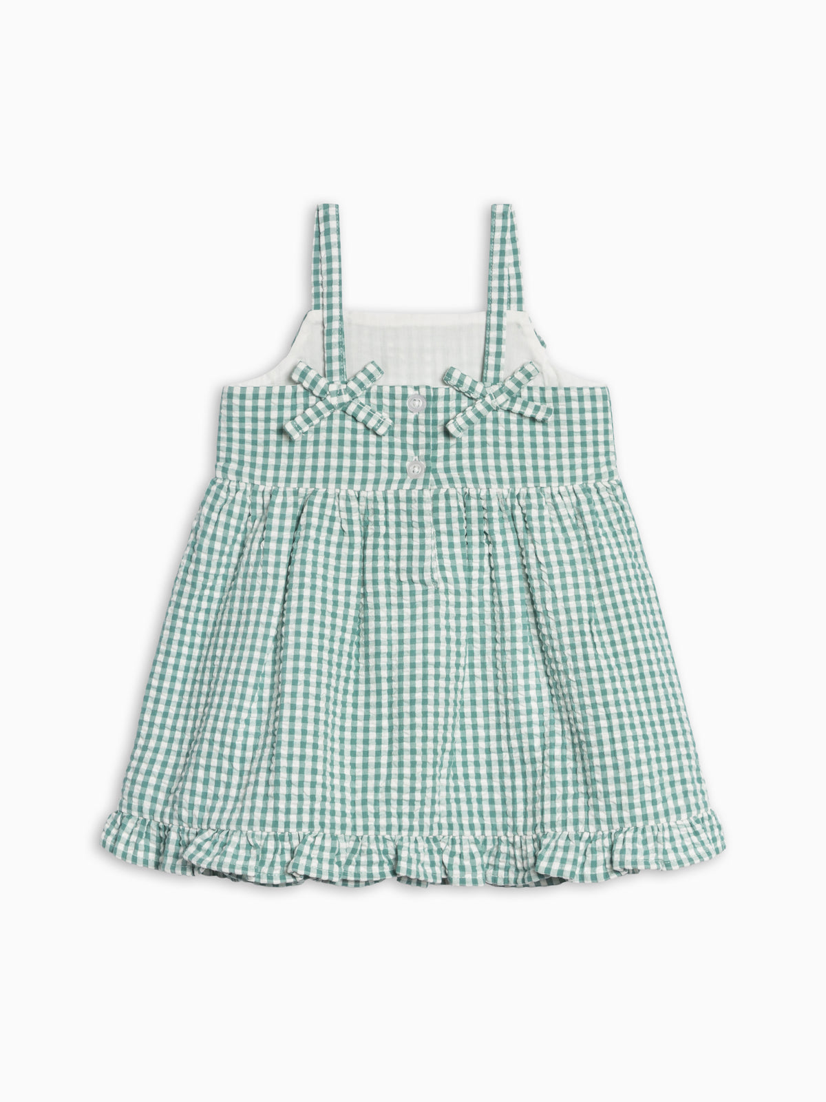 Juliette Seersucker Tank Dress - Laguna Gingham Sale : Baby-Kids : Dresses : Tanks KENDI by Colored Organics Juliette Seersucker Tank Dress - Laguna | Colored Organics®