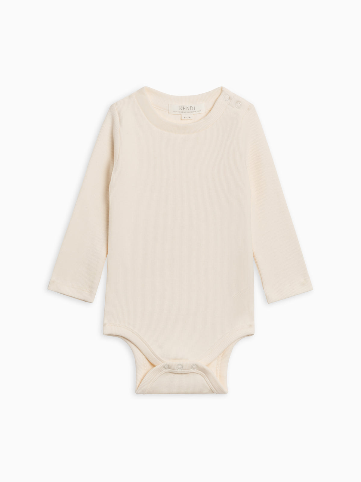 Sammy Ribbed Snap Shoulder Long Sleeve Bodysuit Sale : Baby : One Pieces : Bodysuits : Long Sleeves Kendi Sammy Ribbed Snap Shoulder Long Sleeve | Colored Organics®