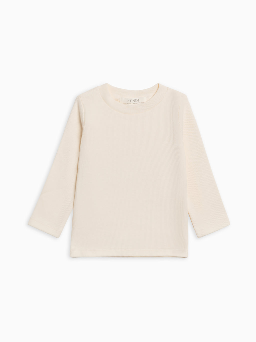 Rory Ribbed Long Sleeve Top Sale : Baby-Kids : Tops : Tees : Long Sleeves Kendi Rory Ribbed Long Sleeve Top for Baby | Colored Organics®