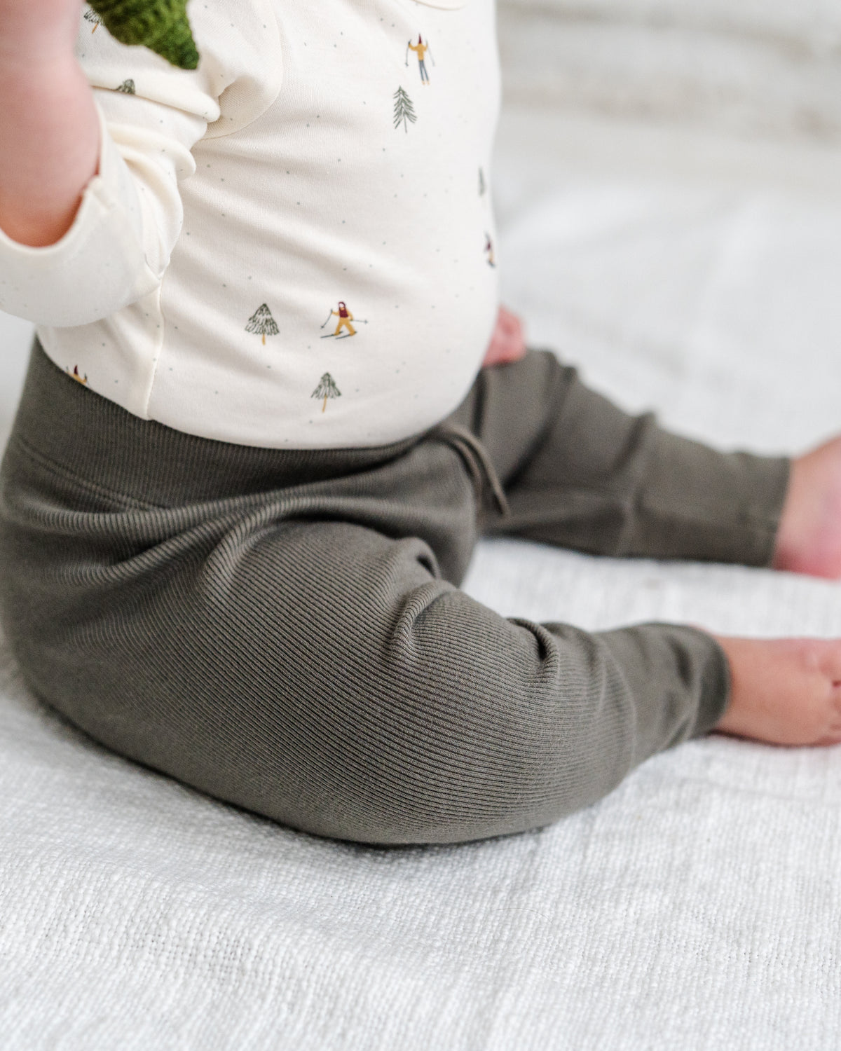 Charlie Ribbed Joggers Sale : Baby-Kids : Bottoms : Joggers KENDI by Colored Organics Charlie Ribbed Joggers for Baby | Colored Organics®