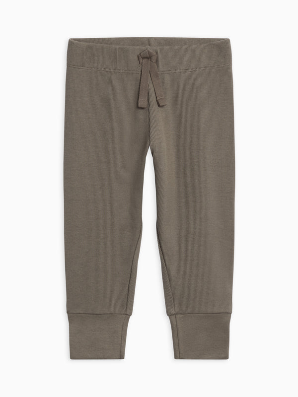 Charlie Ribbed Joggers Sale : Baby-Kids : Bottoms : Joggers KENDI by Colored Organics Charlie Ribbed Joggers for Baby | Colored Organics®