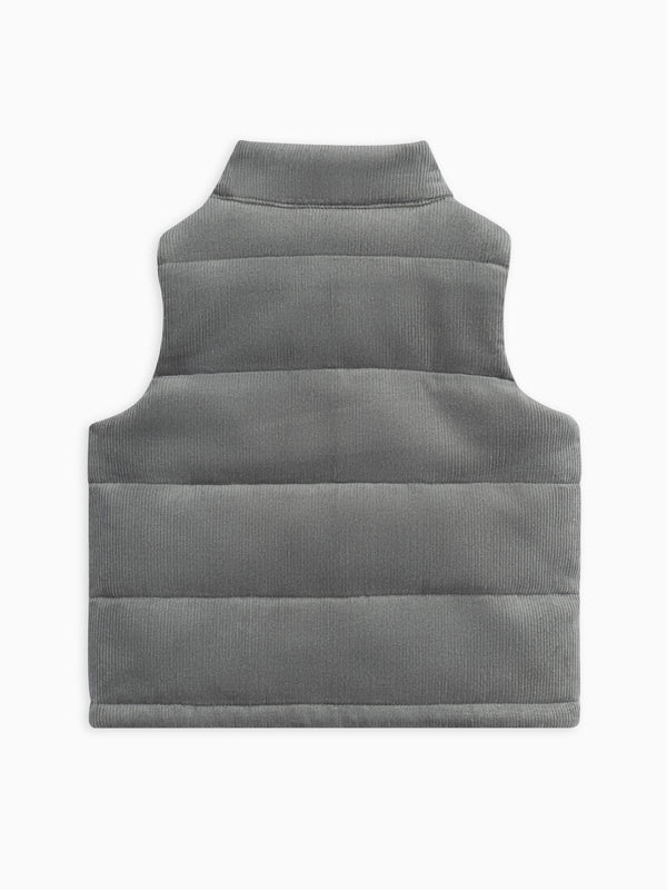 Idris Corduroy Snap Vest Baby-Kids : Tops : Tanks KENDI by Colored Organics Organic Cotton Baby and Kids Idris | Colored Organics®