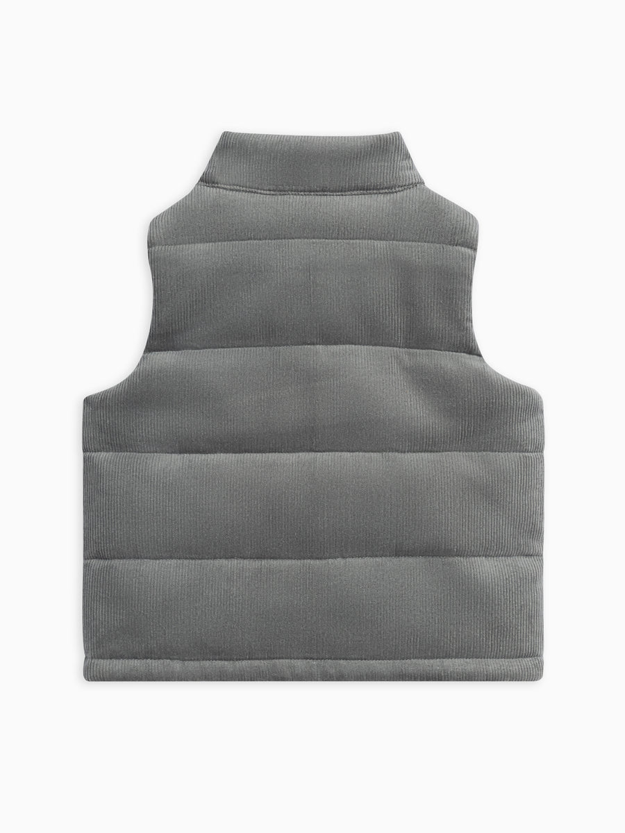 Idris Corduroy Snap Vest Baby-Kids : Tops : Tanks KENDI by Colored Organics Organic Cotton Baby and Kids Idris | Colored Organics®