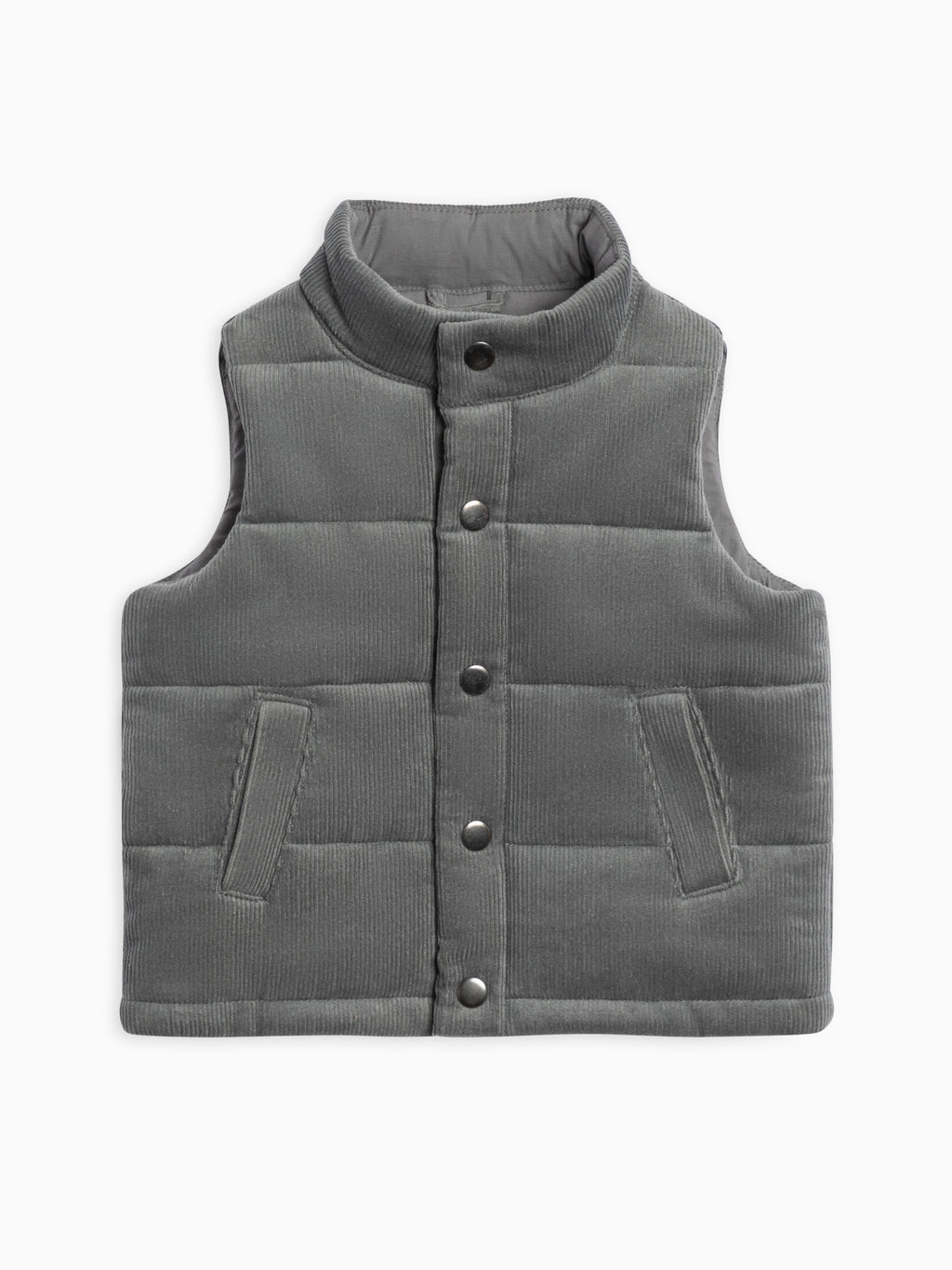 Idris Corduroy Snap Vest Baby-Kids : Tops : Tanks KENDI by Colored Organics Organic Cotton Baby and Kids Idris | Colored Organics®
