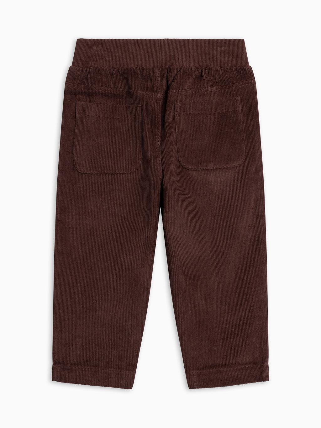 Benji Rib Waist Corduroy Pant - Chestnut Baby-Kids : Bottoms : Pants KENDI by Colored Organics Organic Cotton Baby and Kids Benji Rib | Colored Organics®
