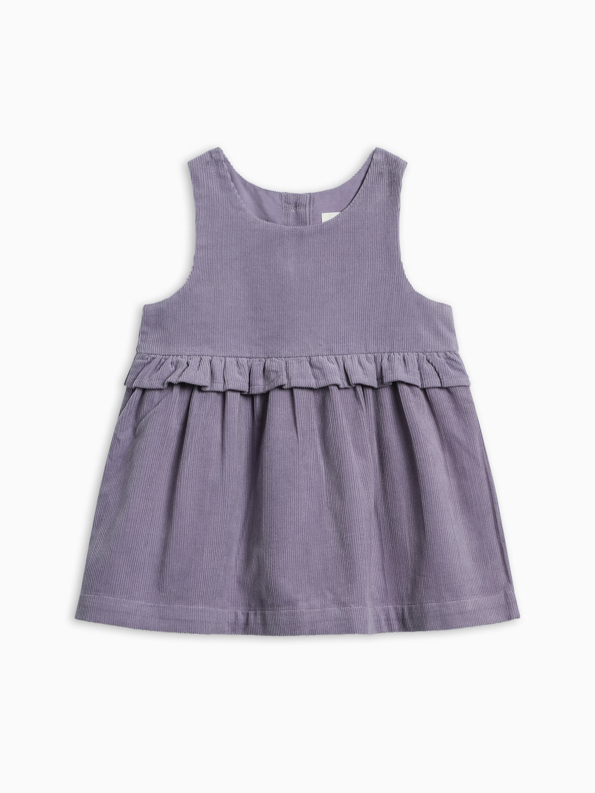 Lois Fine Corduroy Ruffle Jumper - Fireside