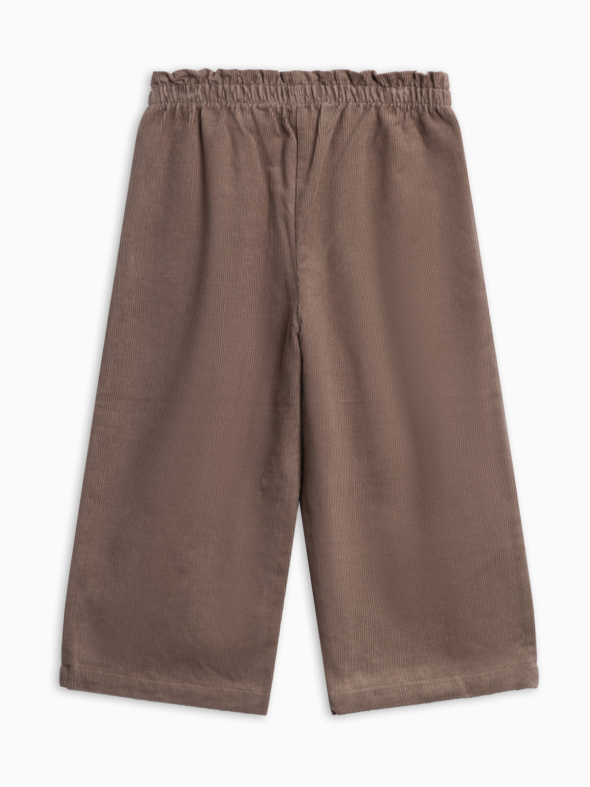 Nadine Fine Corduroy Wide Leg Toddler Pant - Taupe Kids : Bottoms : Pants KENDI by Colored Organics Organic Cotton Kids Nadine Corduroy | Colored Organics®
