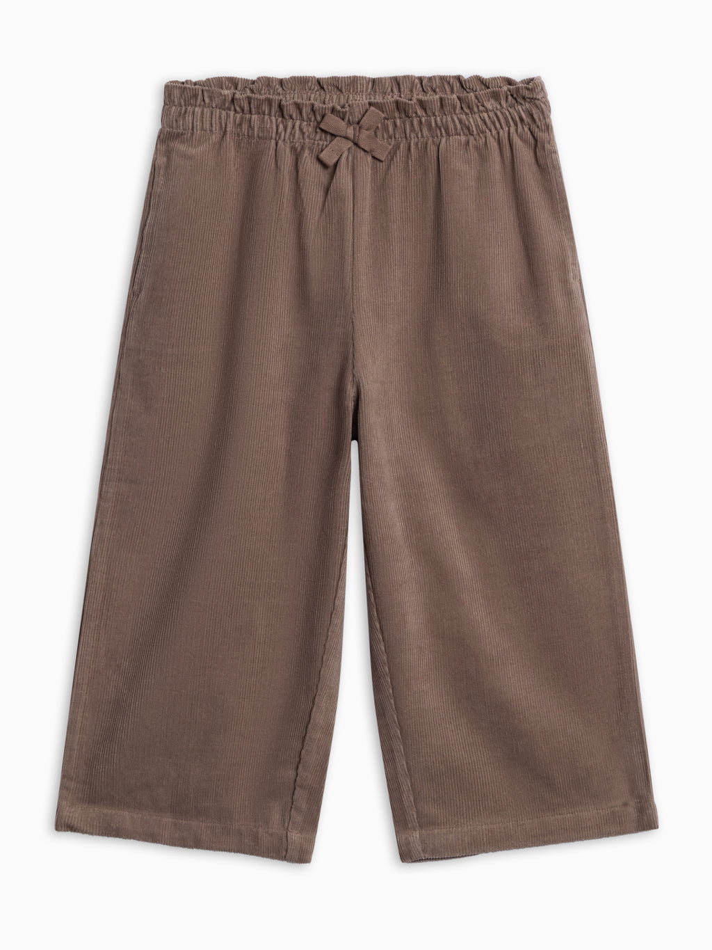 Nadine Fine Corduroy Wide Leg Toddler Pant - Taupe Kids : Bottoms : Pants KENDI by Colored Organics Organic Cotton Kids Nadine Corduroy | Colored Organics®
