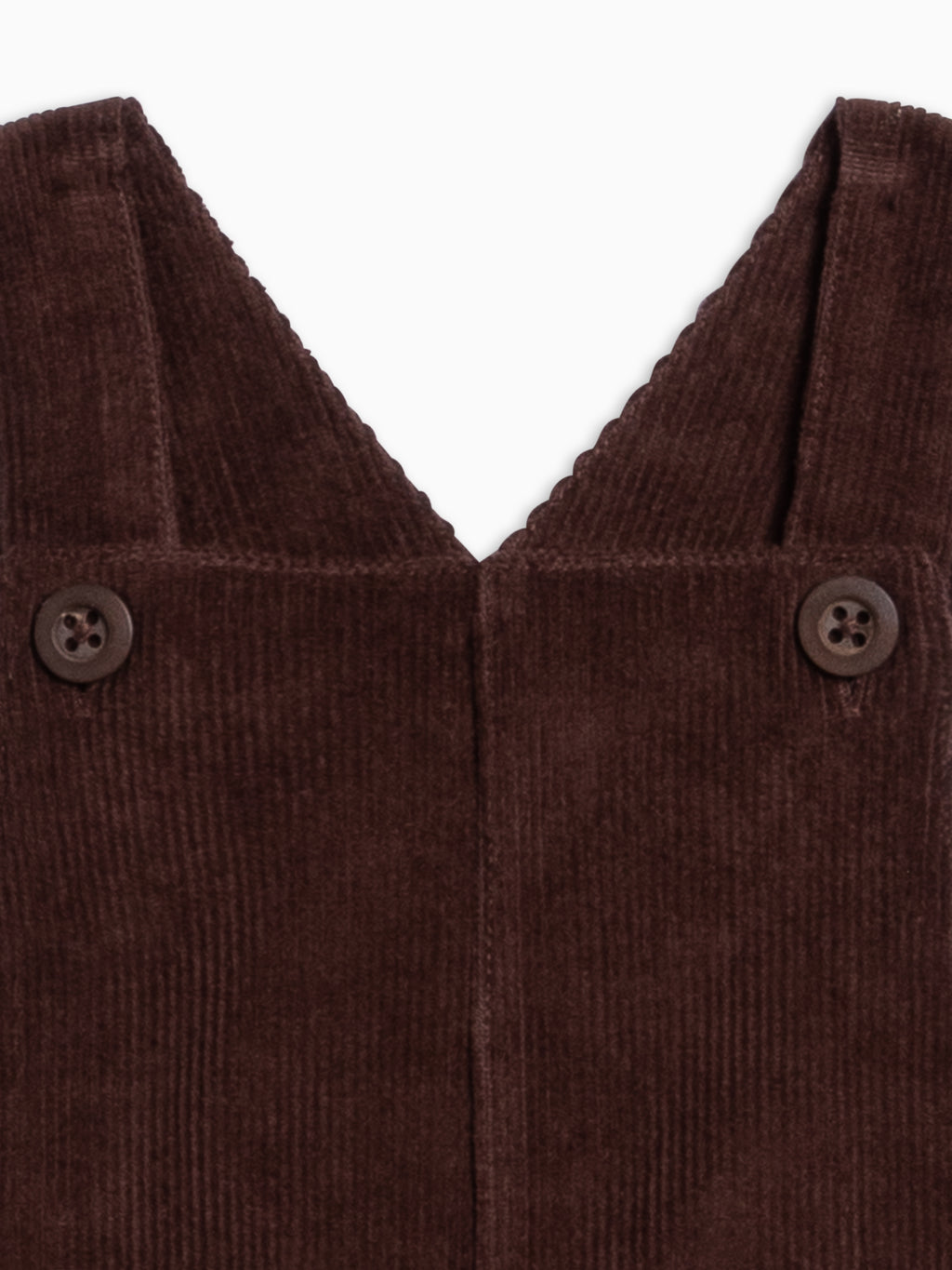 Joey Corduroy Infant Overall - Chestnut Baby : Bottoms : Pants KENDI by Colored Organics Organic Cotton Baby Joey Corduroy | Colored Organics®