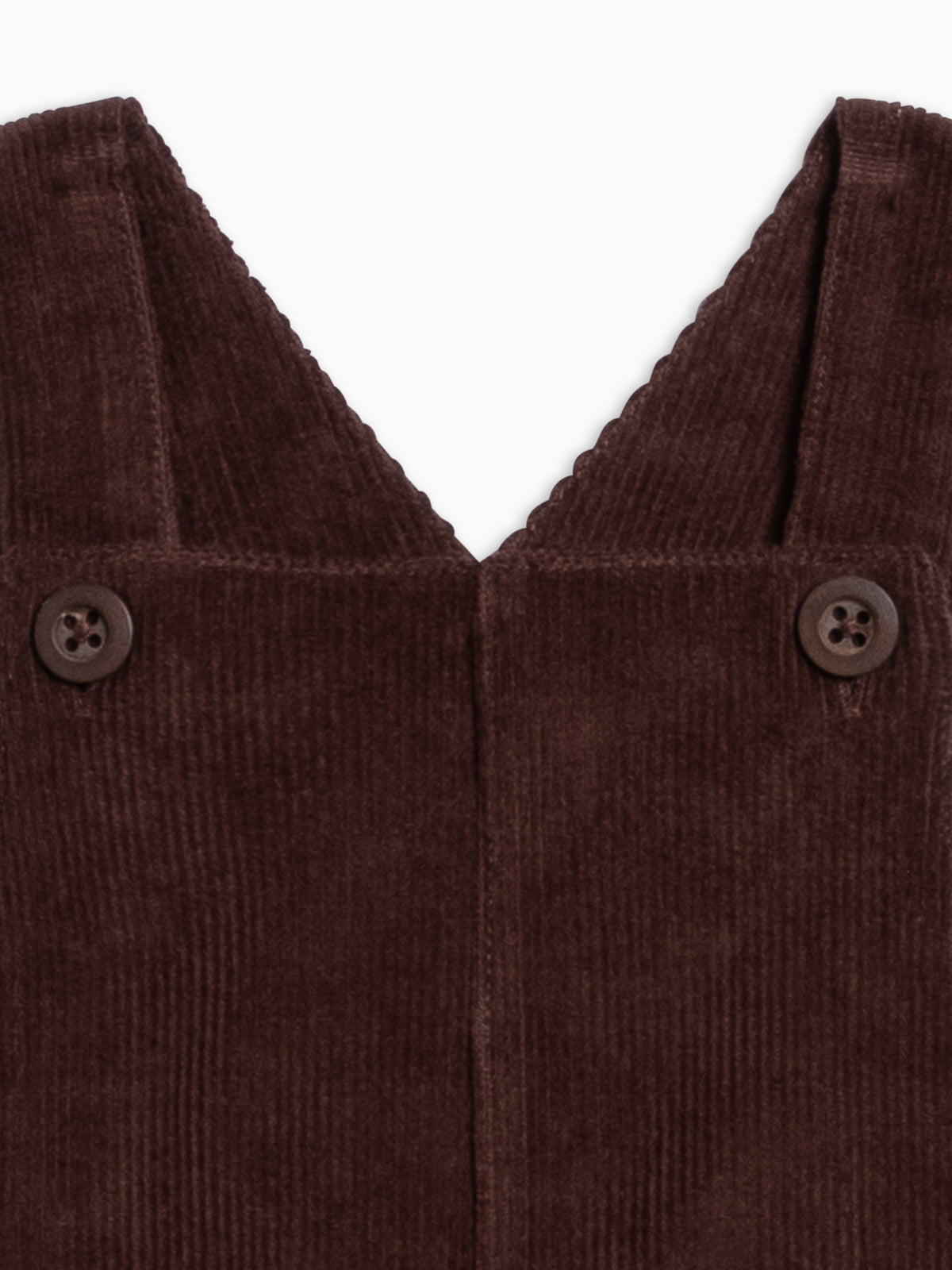 Joey Corduroy Infant Overall - Chestnut Baby : Bottoms : Pants KENDI by Colored Organics Organic Cotton Baby Joey Corduroy | Colored Organics®