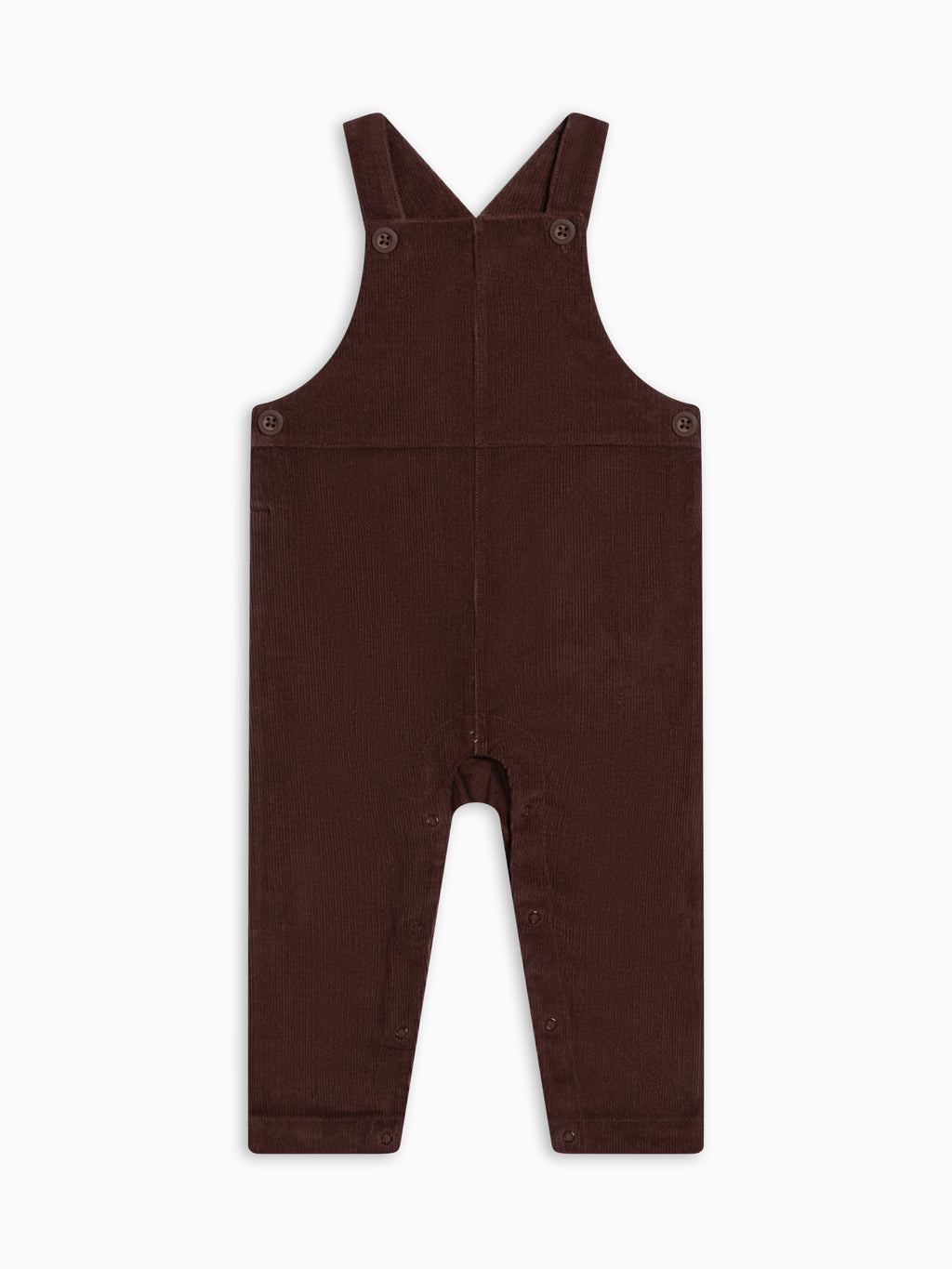 Joey Corduroy Infant Overall - Chestnut Baby : Bottoms : Pants KENDI by Colored Organics Organic Cotton Baby Joey Corduroy | Colored Organics®