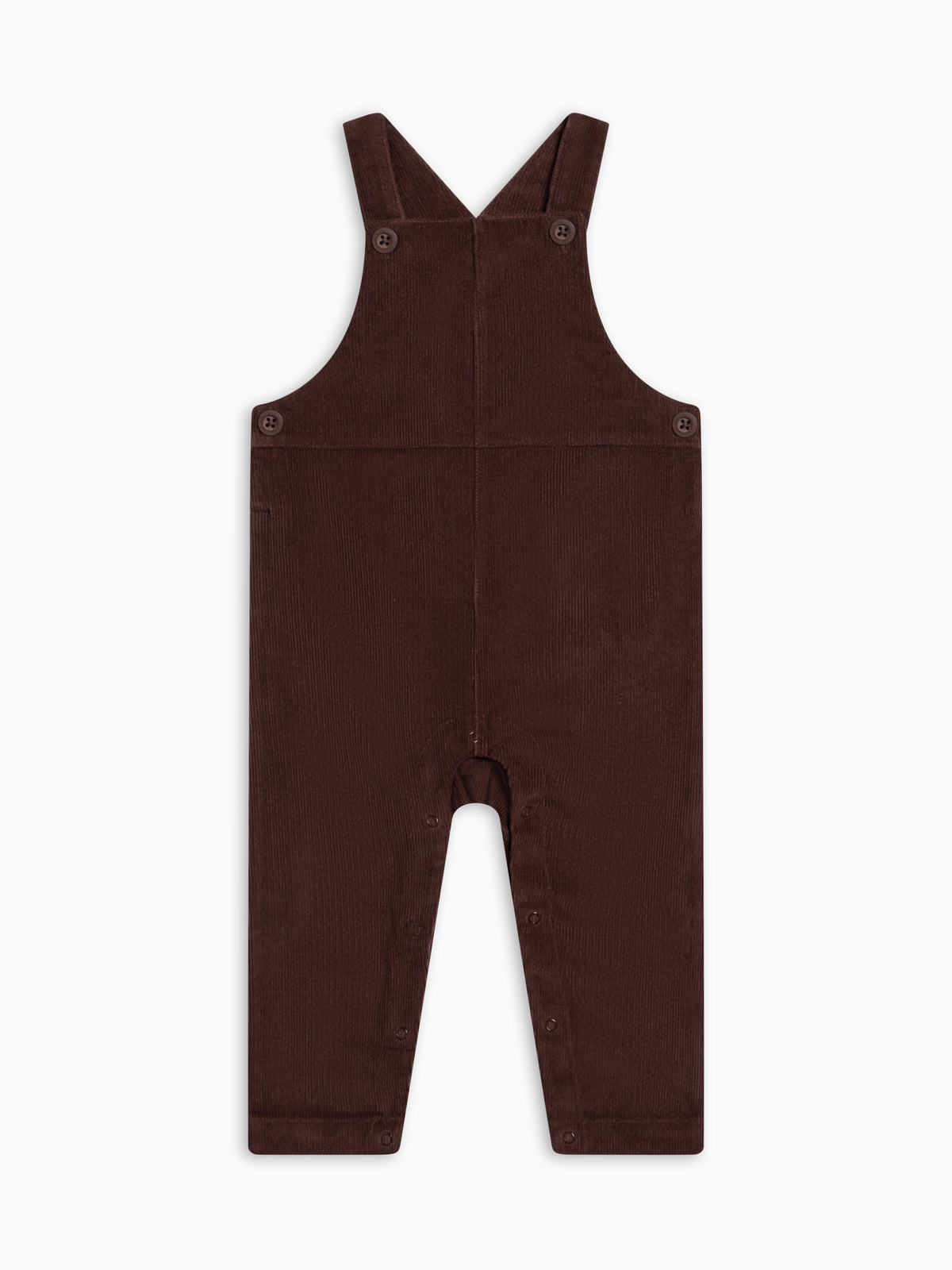 Joey Corduroy Infant Overall - Chestnut Baby : Bottoms : Pants KENDI by Colored Organics Organic Cotton Baby Joey Corduroy | Colored Organics®