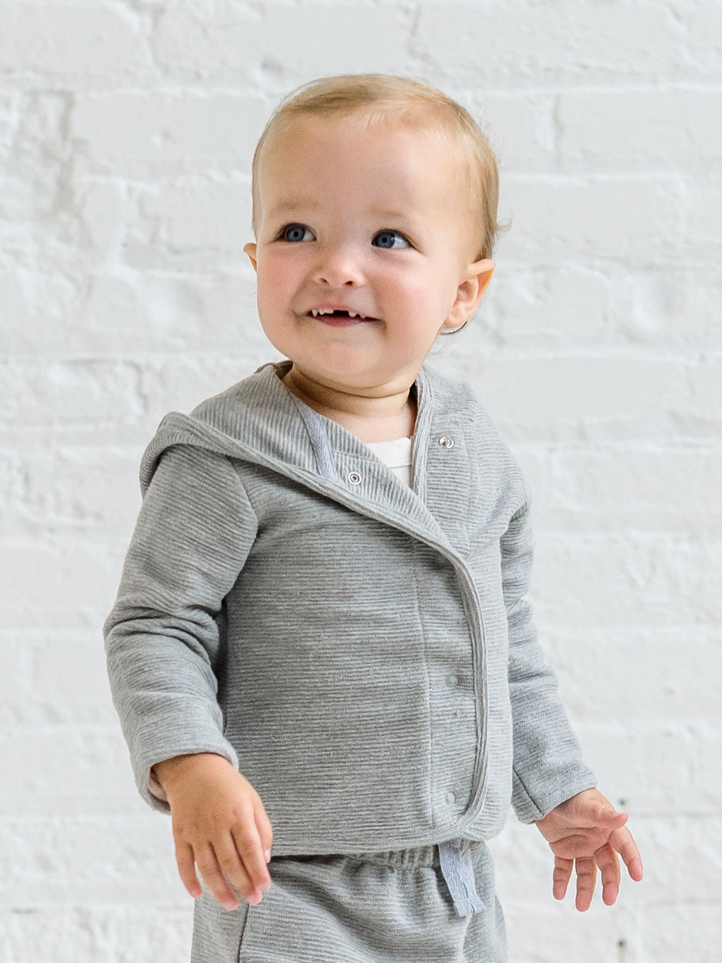 Carmel Ottoman Rib Infant Jacket Baby : Tops : Hoodies : Long Sleeves KENDI Carmel Ottoman Rib Infant Jacket | Colored Organics®