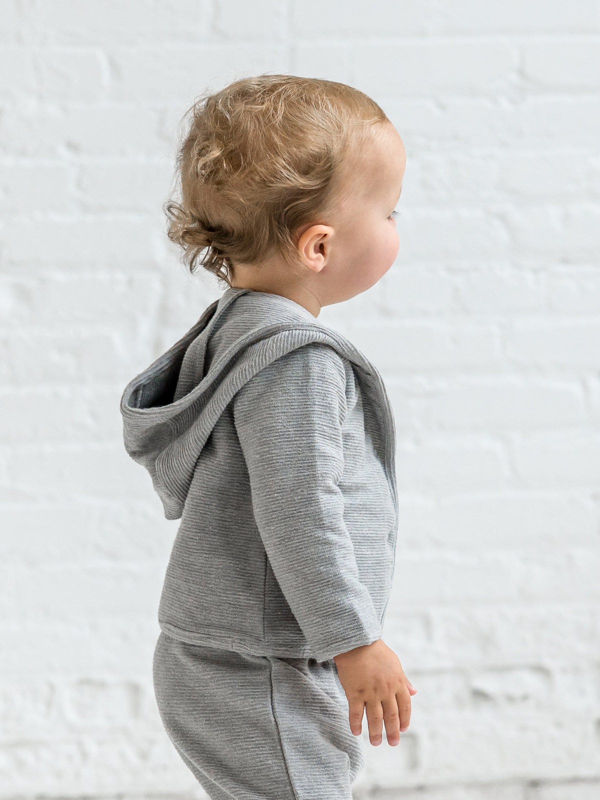 Carmel Ottoman Rib Infant Jacket Baby : Tops : Hoodies : Long Sleeves KENDI Carmel Ottoman Rib Infant Jacket | Colored Organics®