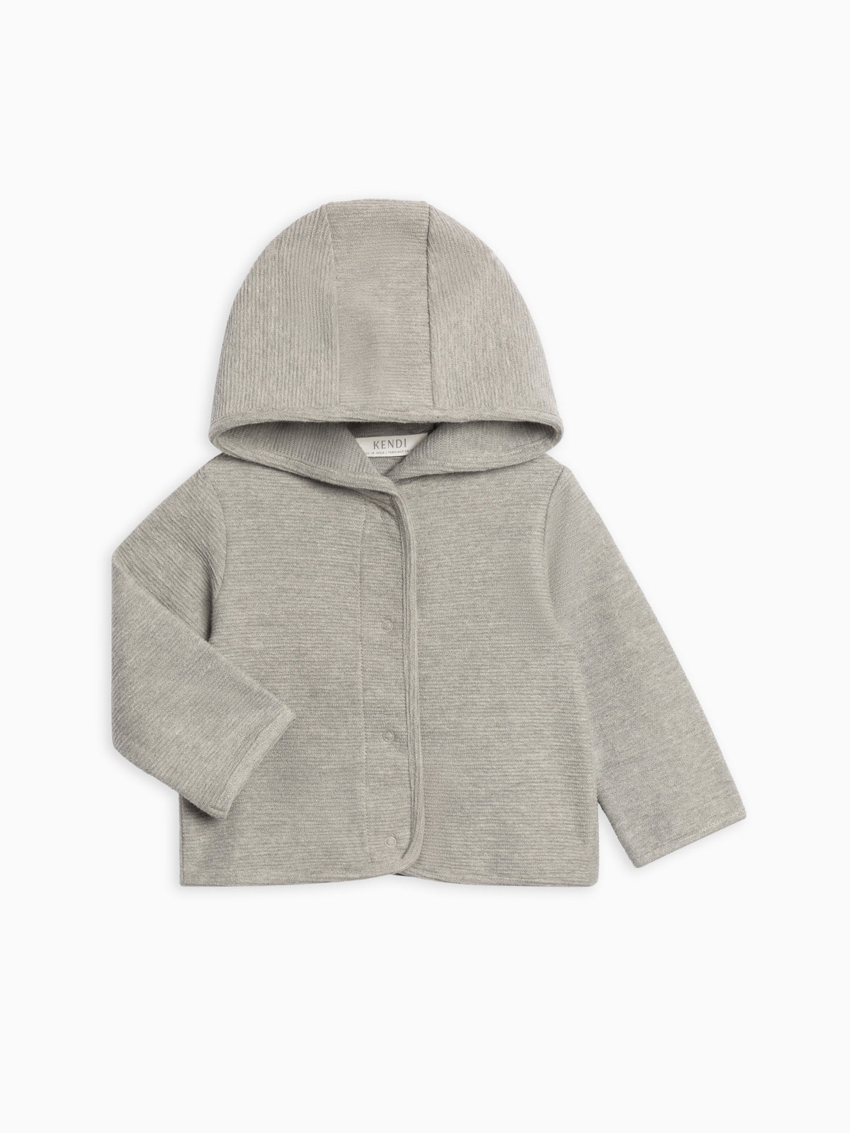 Carmel Ottoman Rib Infant Jacket Baby : Tops : Hoodies : Long Sleeves KENDI Carmel Ottoman Rib Infant Jacket | Colored Organics®
