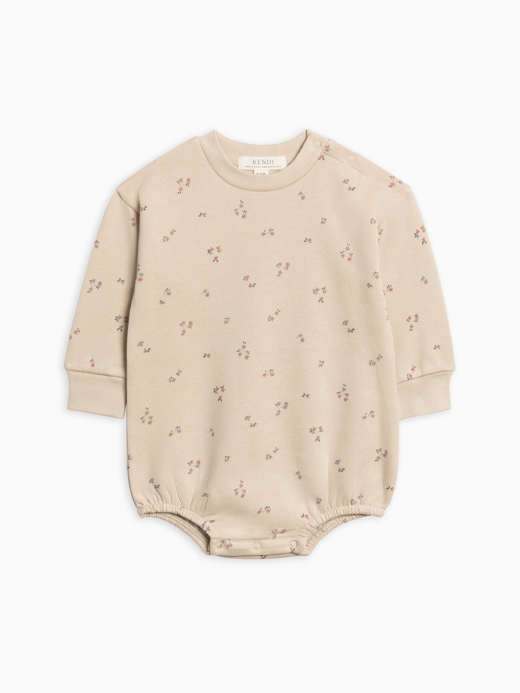 Jamie Fleece Bubble Romper Sale : Baby : One Pieces : Rompers : Long Sleeves Kendi Jamie Fleece Bubble Romper for Baby | Colored Organics®