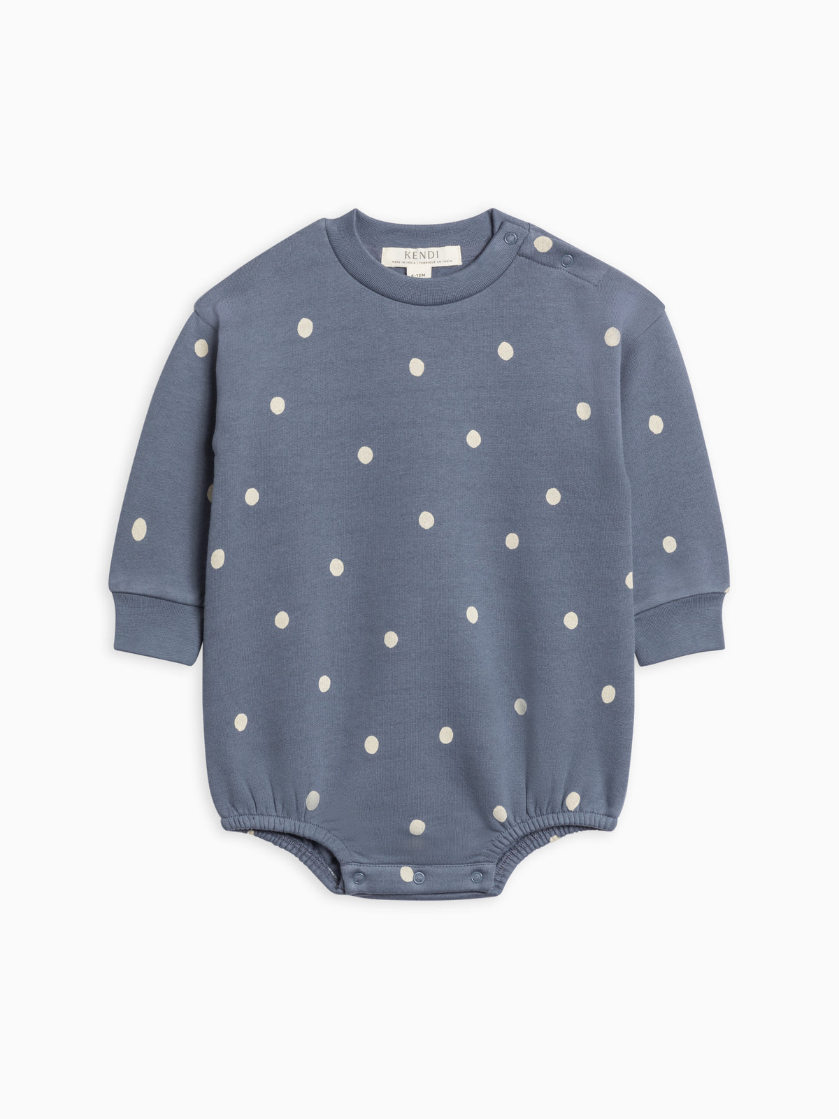 Jamie Fleece Bubble Romper Sale : Baby : One Pieces : Rompers : Long Sleeves Kendi Jamie Fleece Bubble Romper for Baby | Colored Organics®