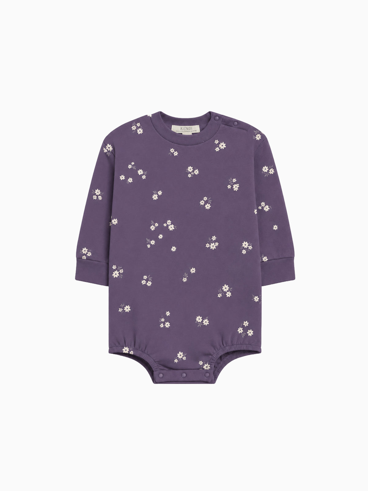 Jamie Fleece Bubble Romper - Fireside  KENDI by Colored Organics Jamie Fleece Bubble Romper - Fireside | Colored Organics®
